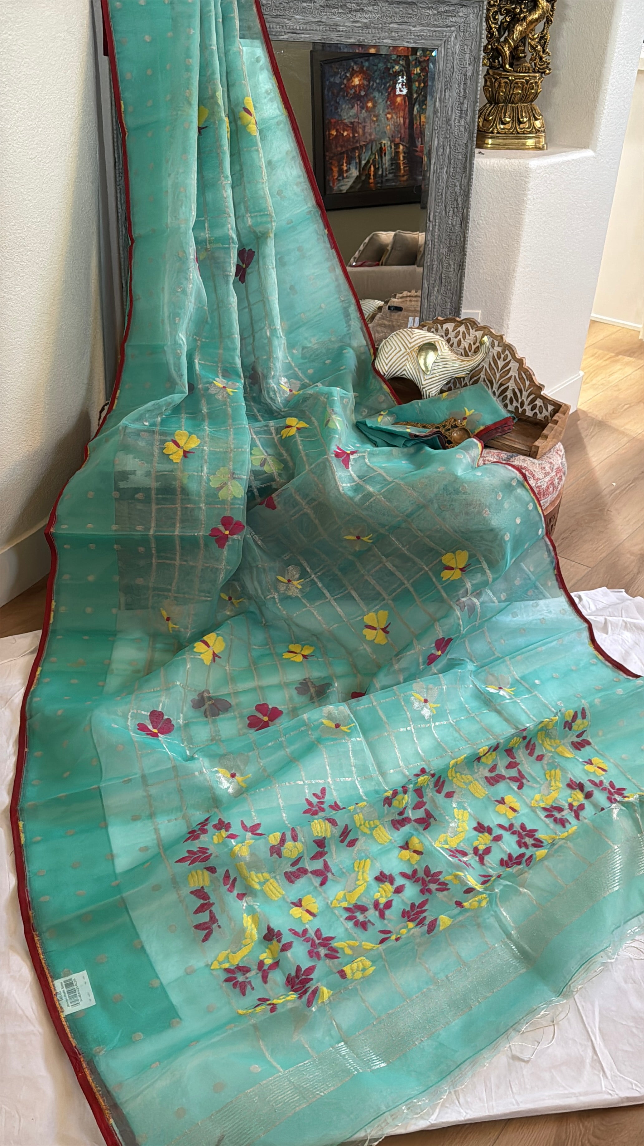 Jamdani Muslin Saree