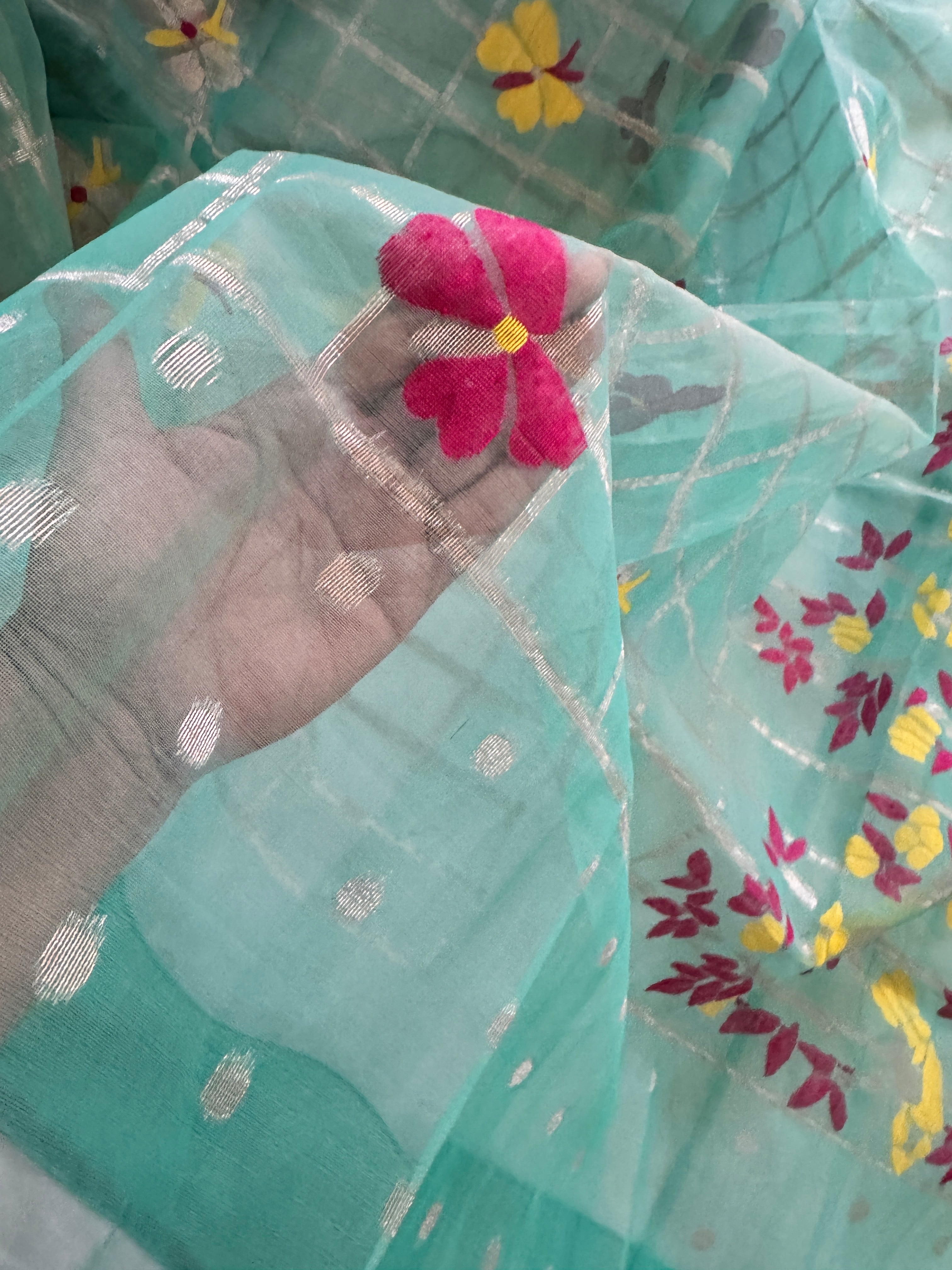 Jamdani Muslin Saree