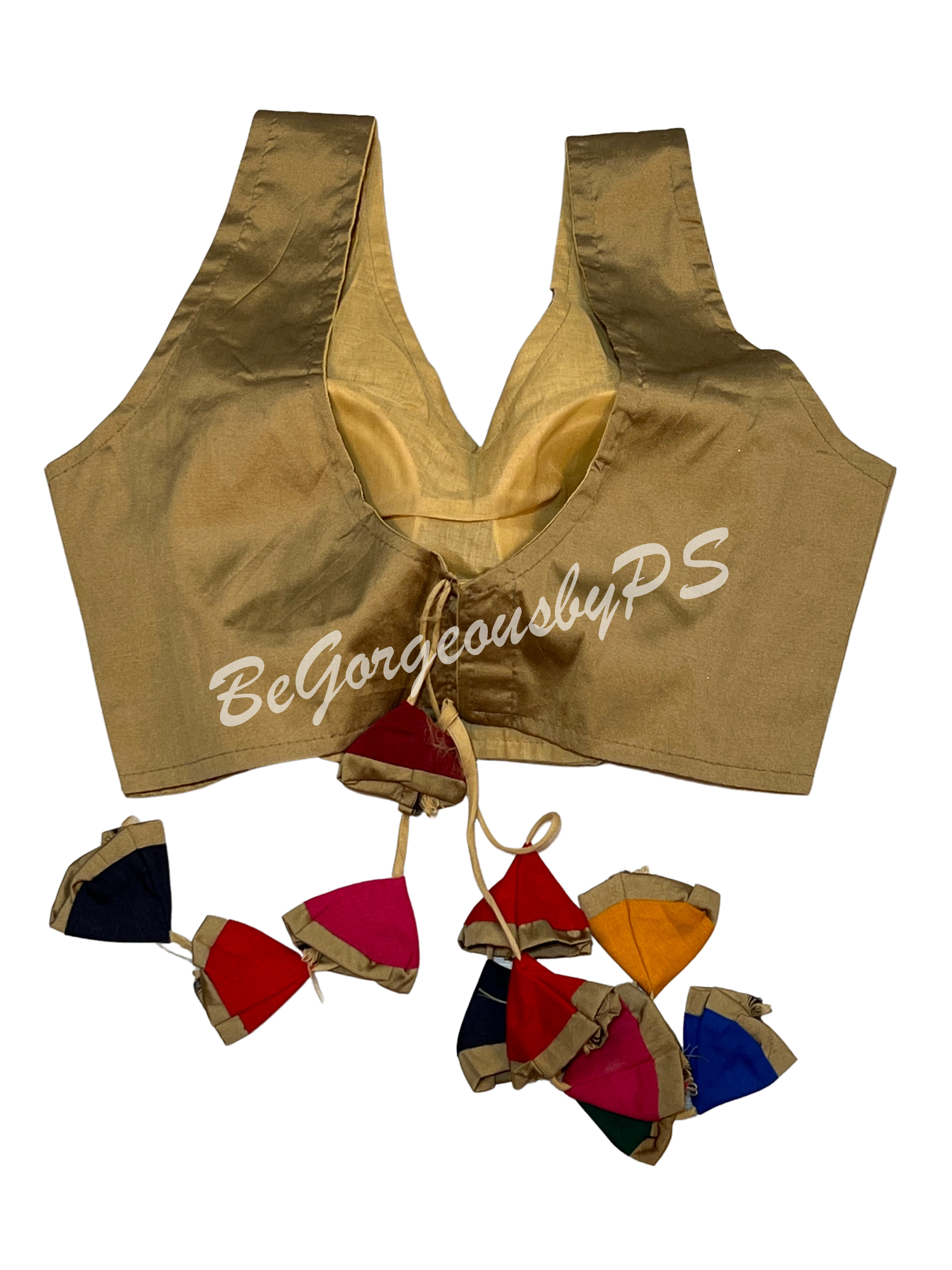 MULTICOLOR TASSELS CHIKOO