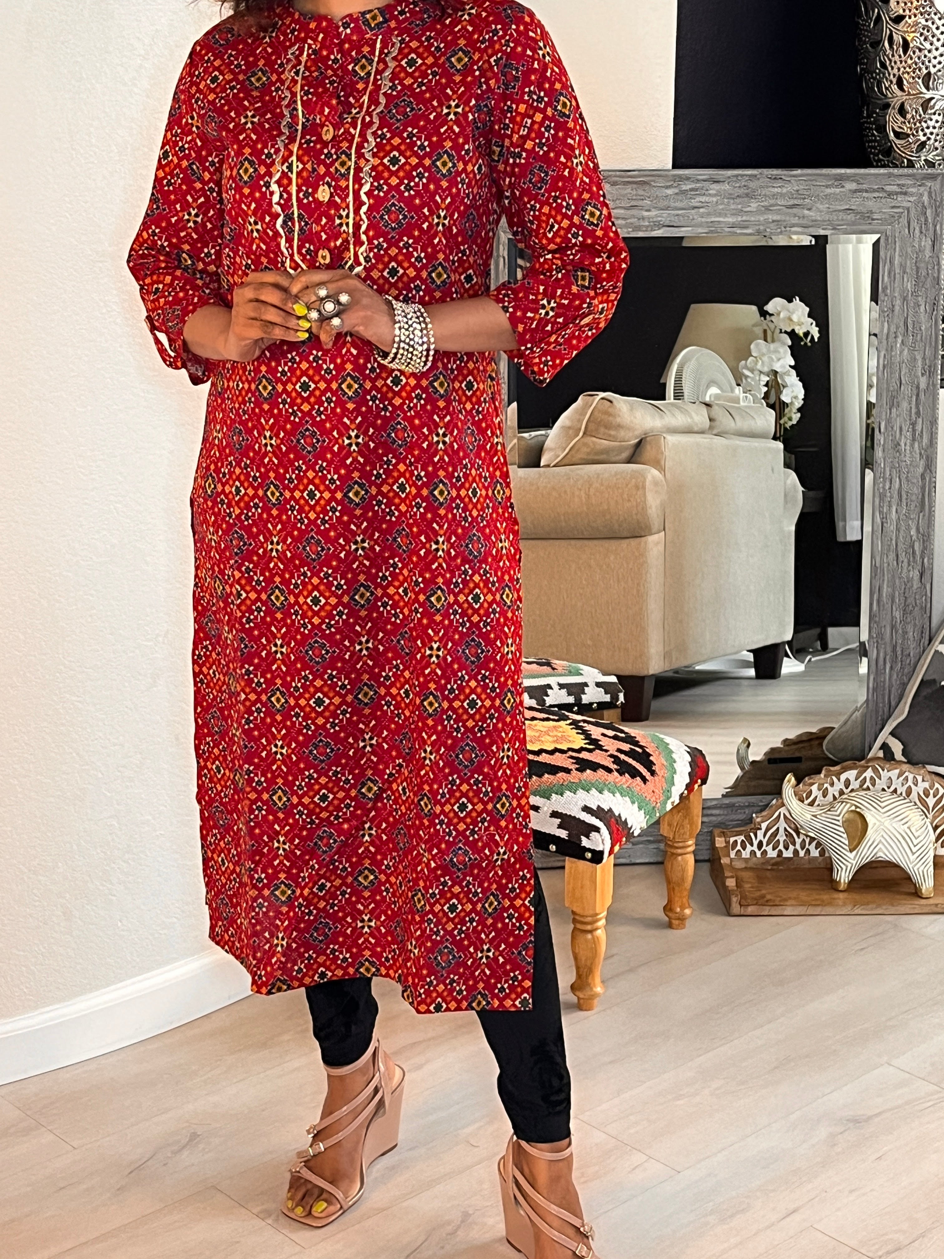 KURTI KU-214-MRN