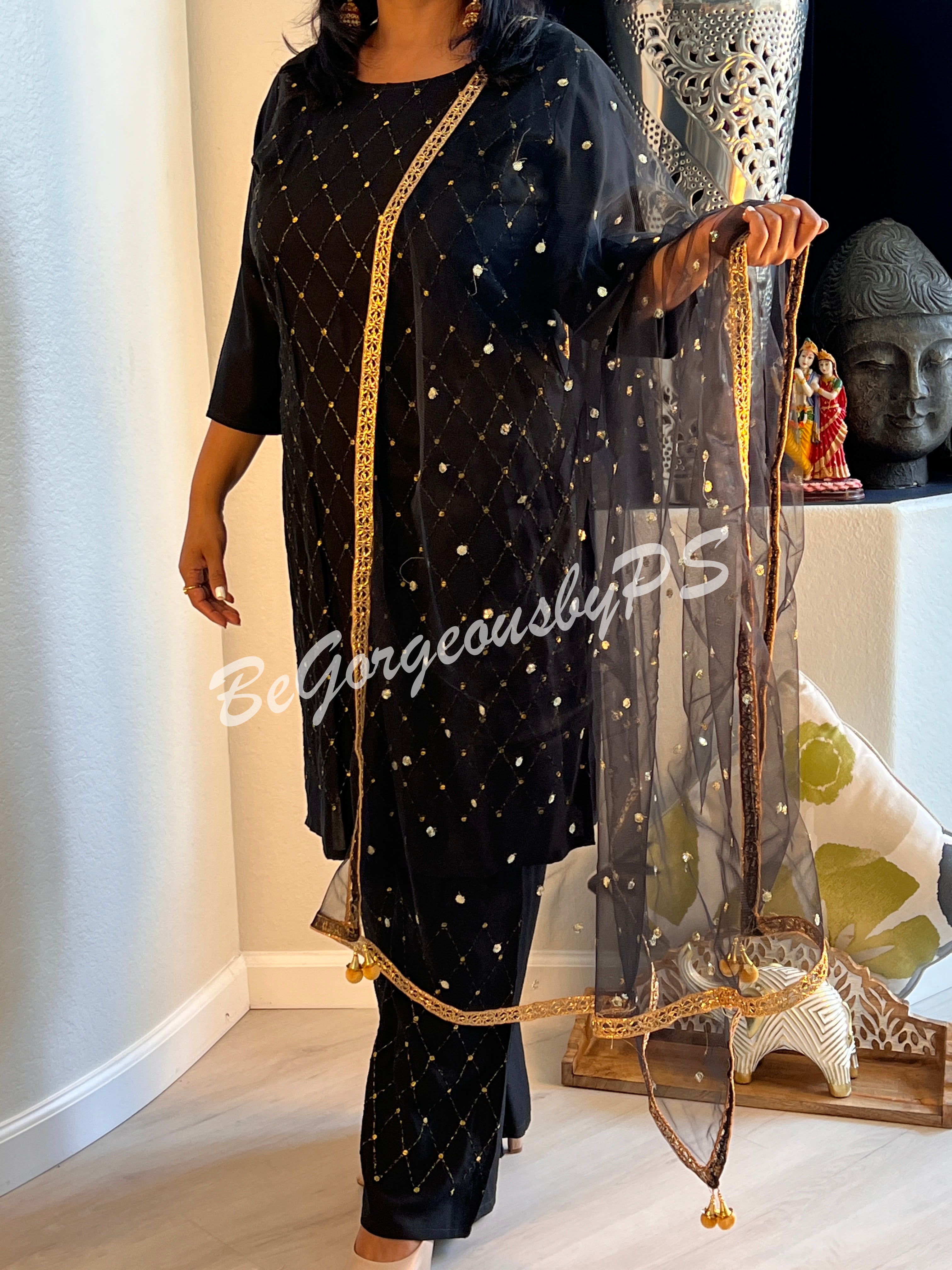 PALAZZO SET WITH DUPATTA PS-002