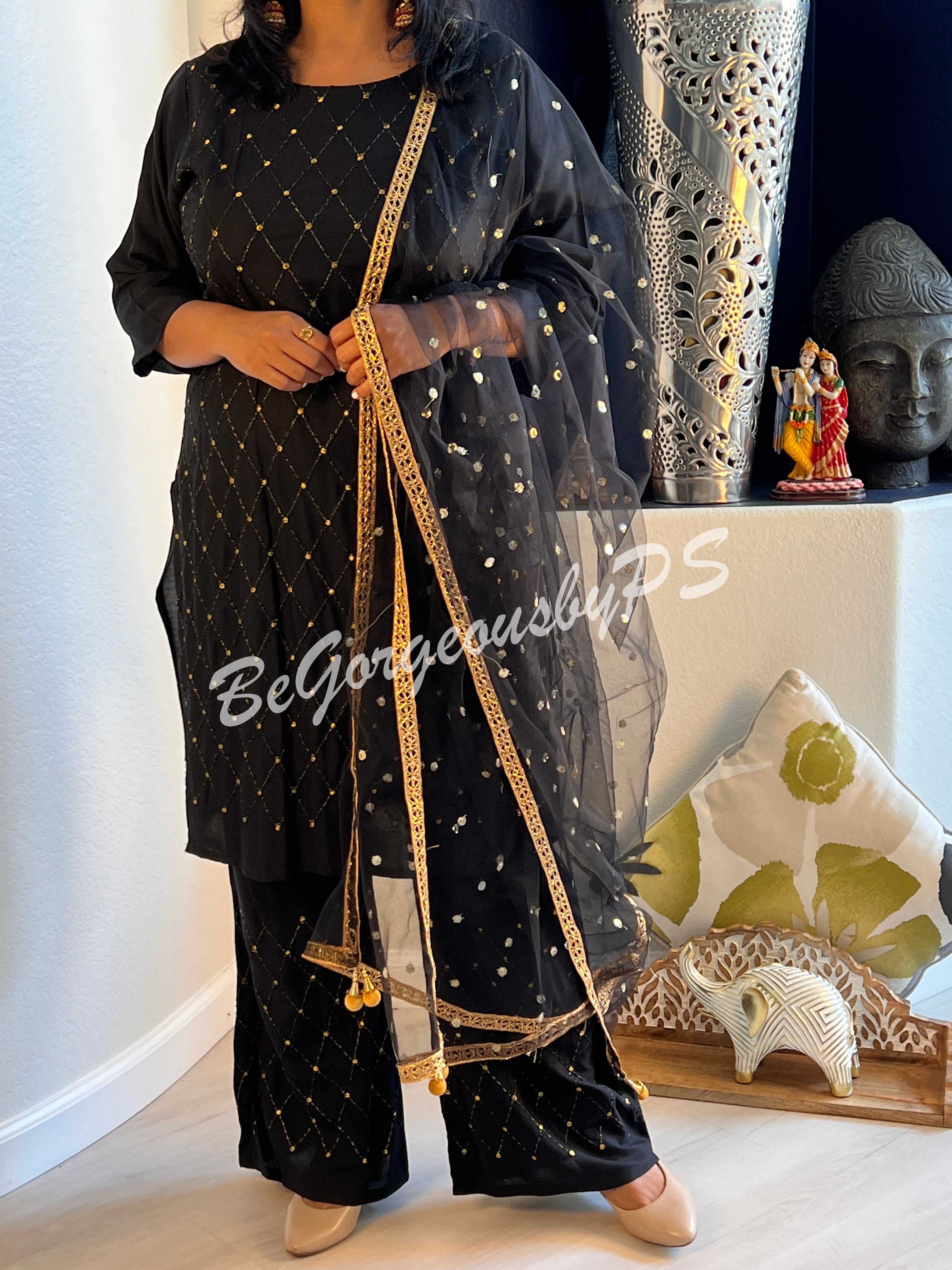 PALAZZO SET WITH DUPATTA PS-002