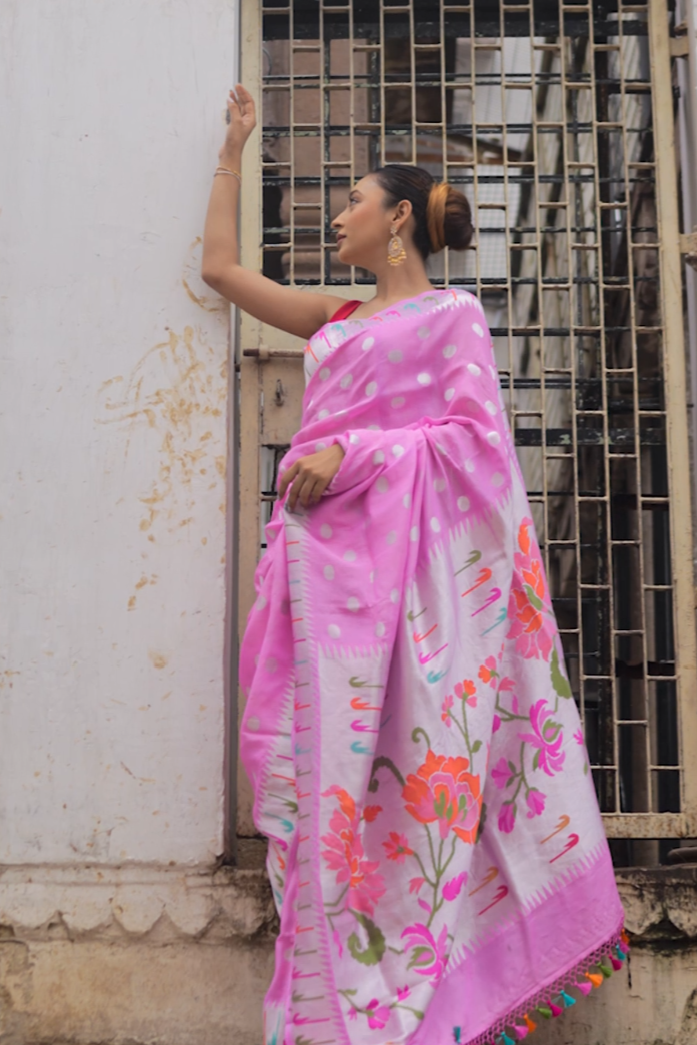 Banarasi Tussar Georgette Saree