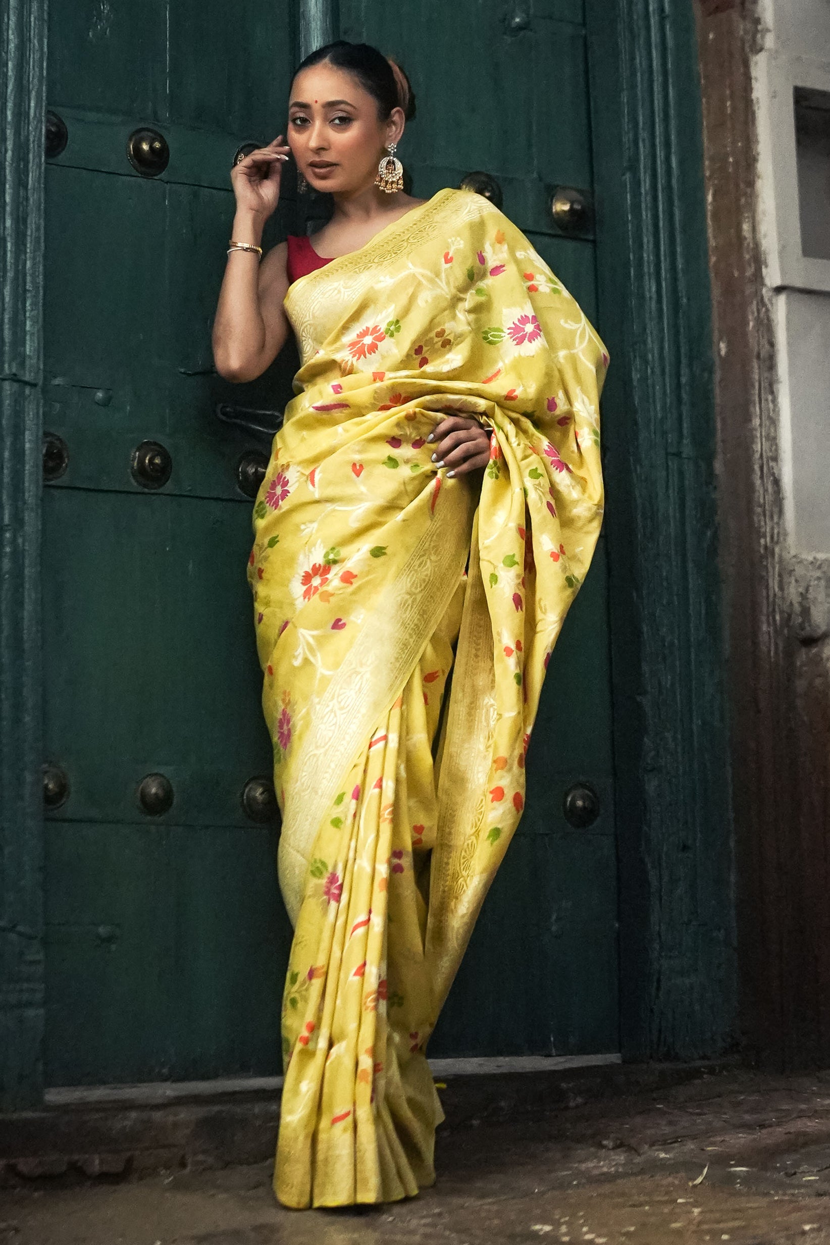 Banarasi Tussar Georgette Saree