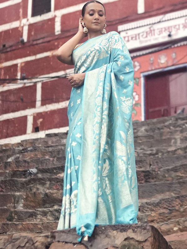 Banarasi Tussar Georgette Saree