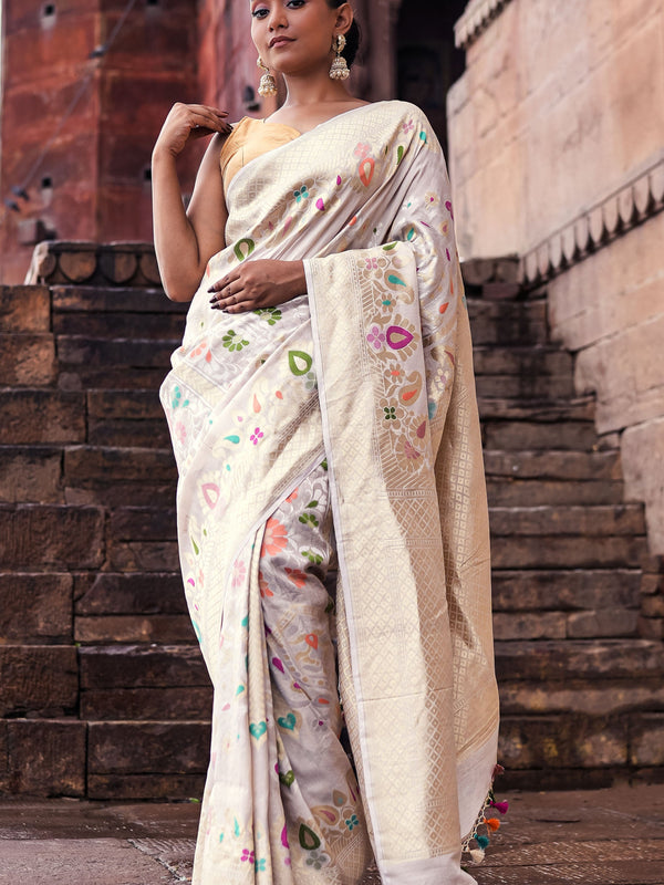 Banarasi Tussar Georgette Saree