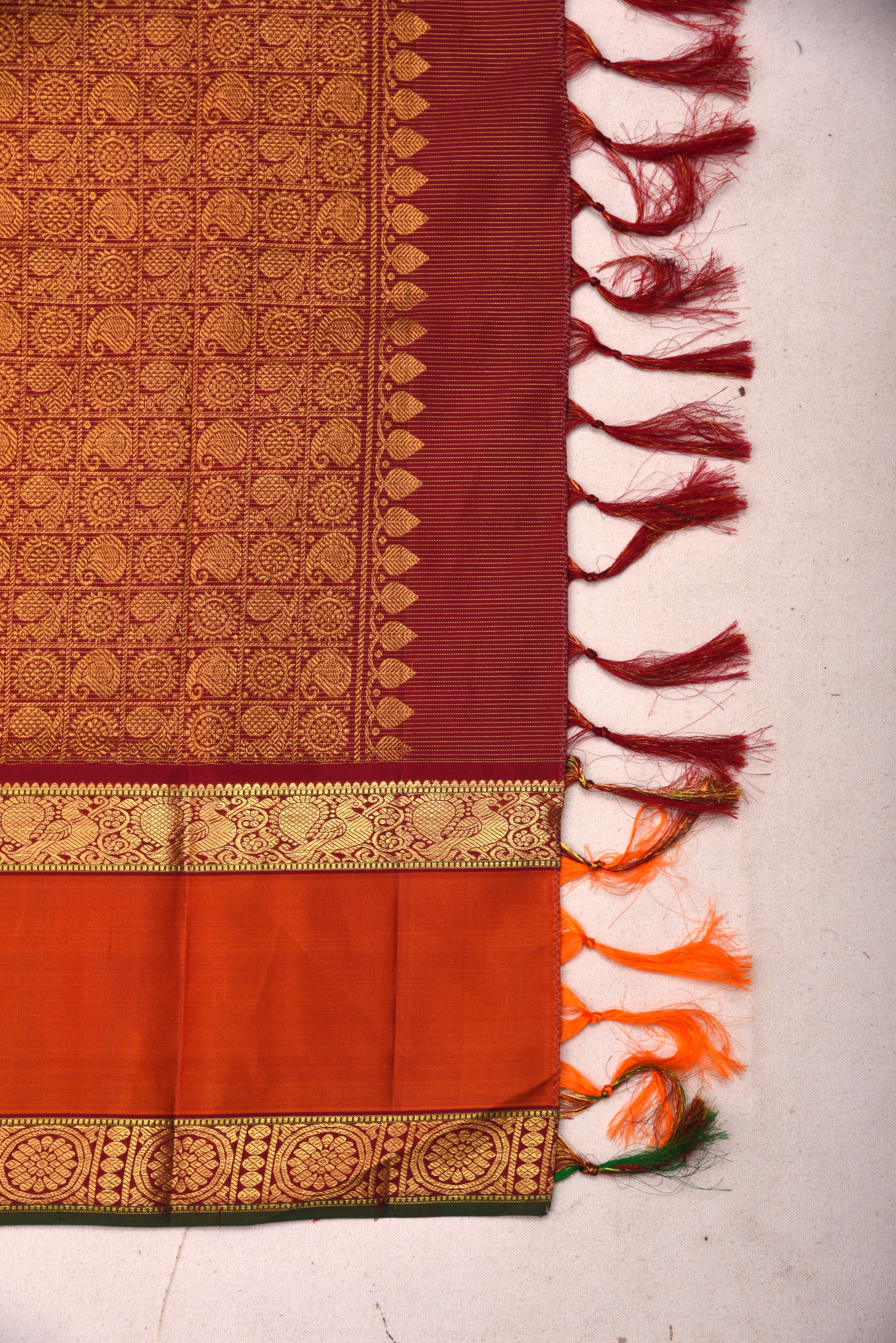 Kanjeevaram Handloom Pure Silk Saree