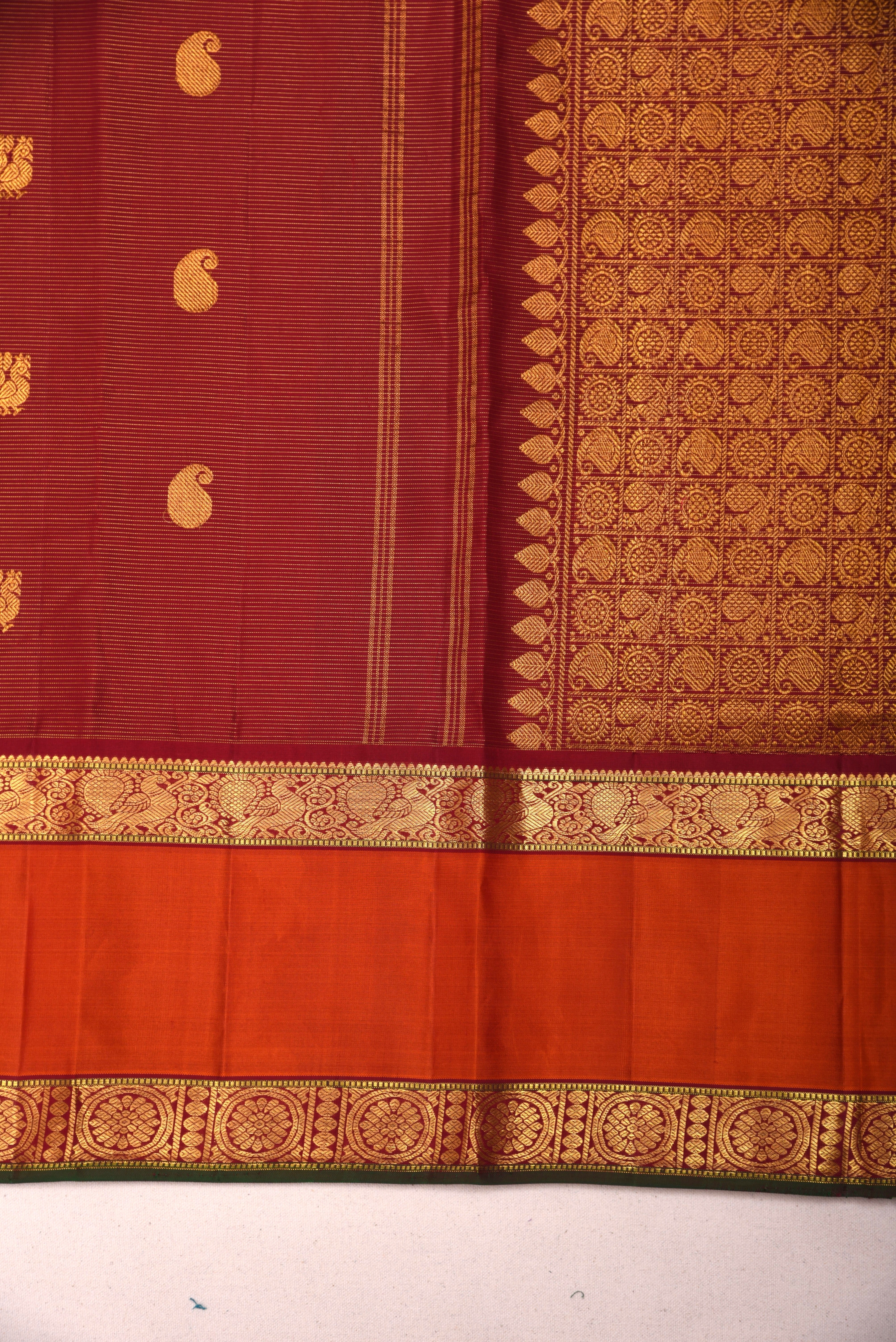 Kanjeevaram Handloom Pure Silk Saree