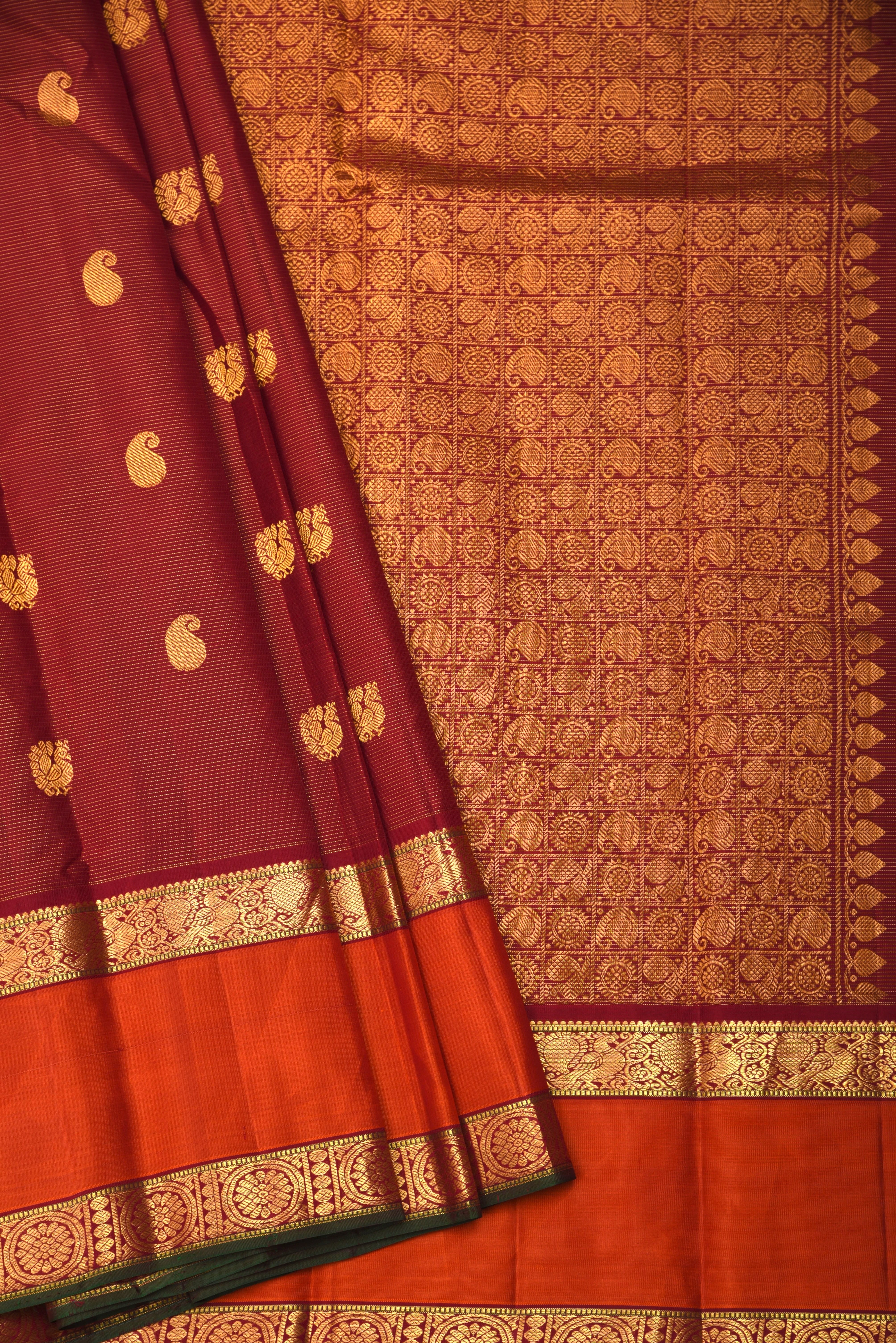Kanjeevaram Handloom Pure Silk Saree