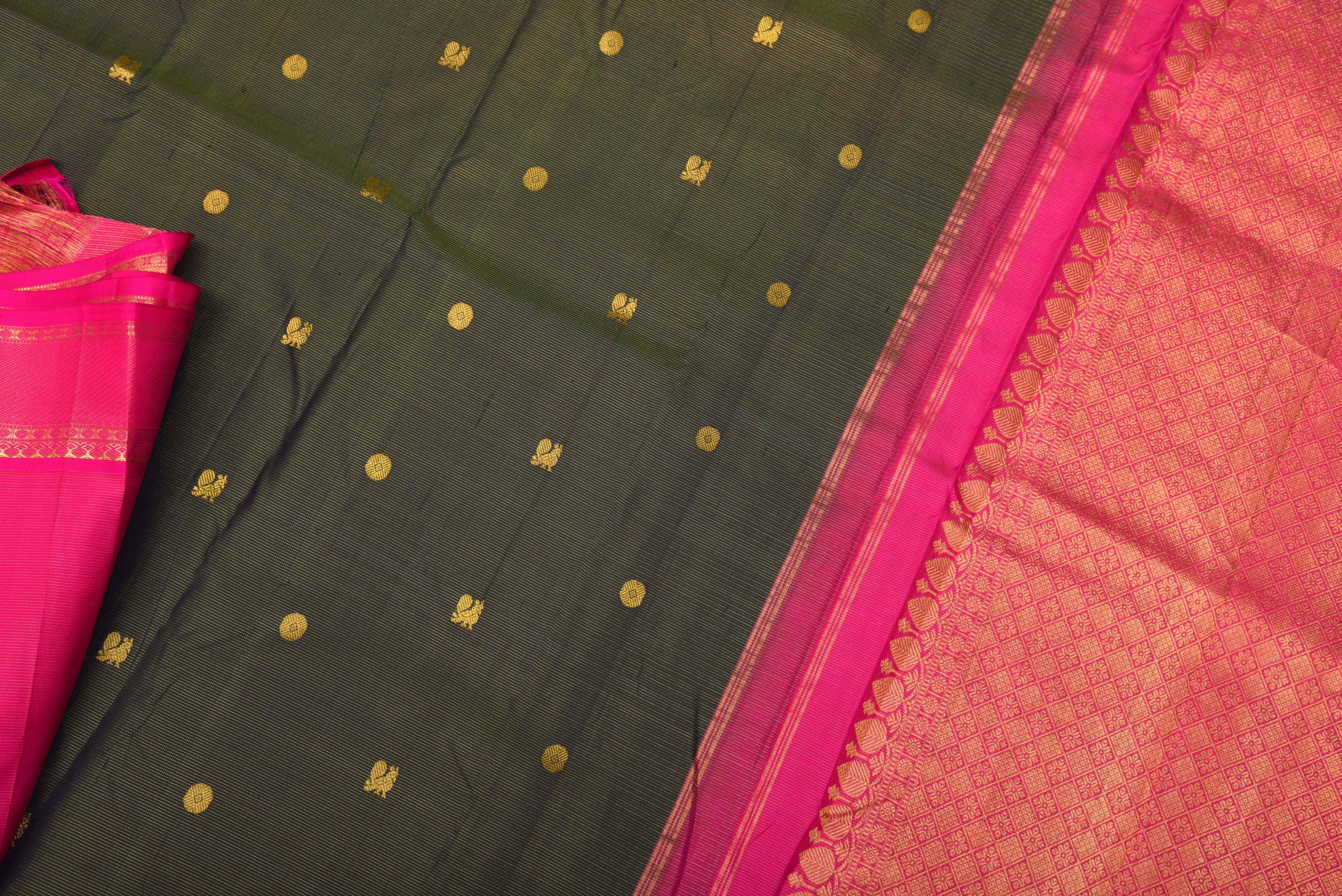 Kanjeevaram Handloom Pure Silk Saree