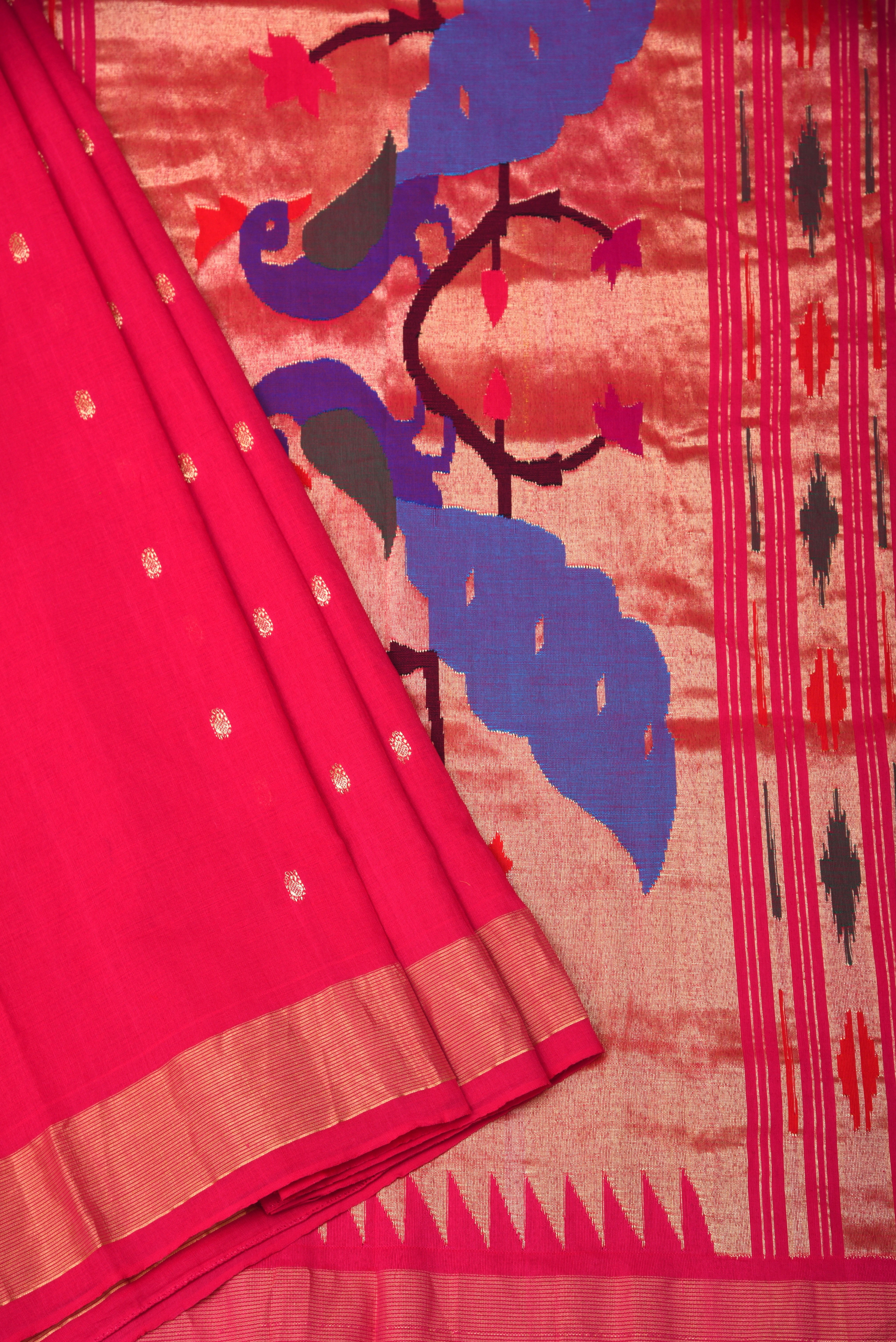 Paithani Cotton handloom saree