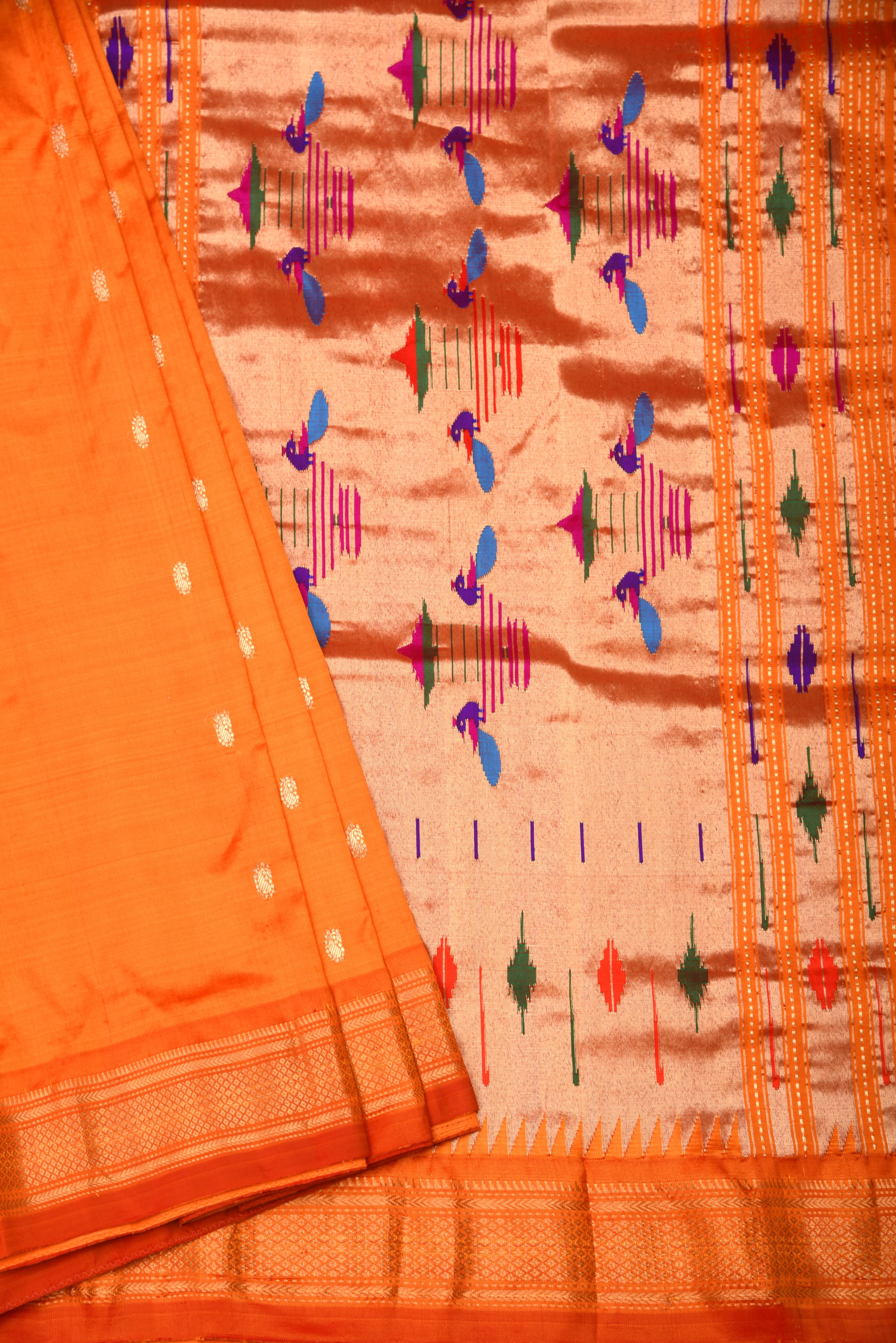 Paithani Pure silk handloom saree