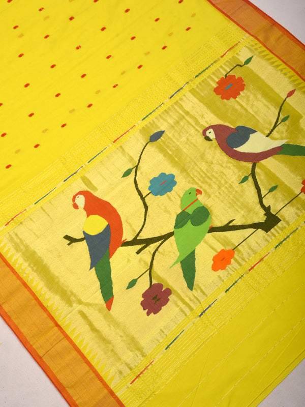 Paithani Cotton handloom saree