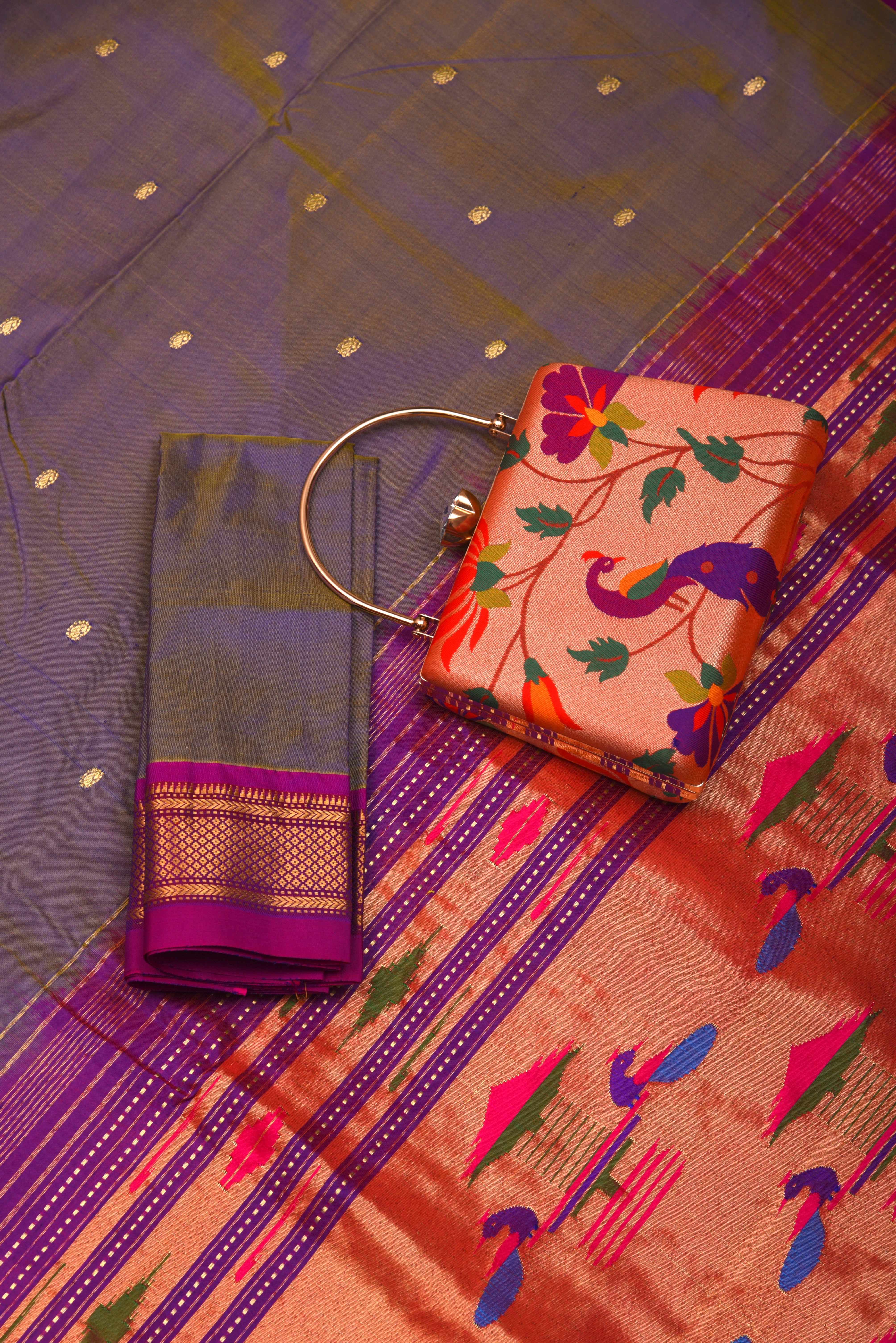 Paithani Pure silk handloom saree