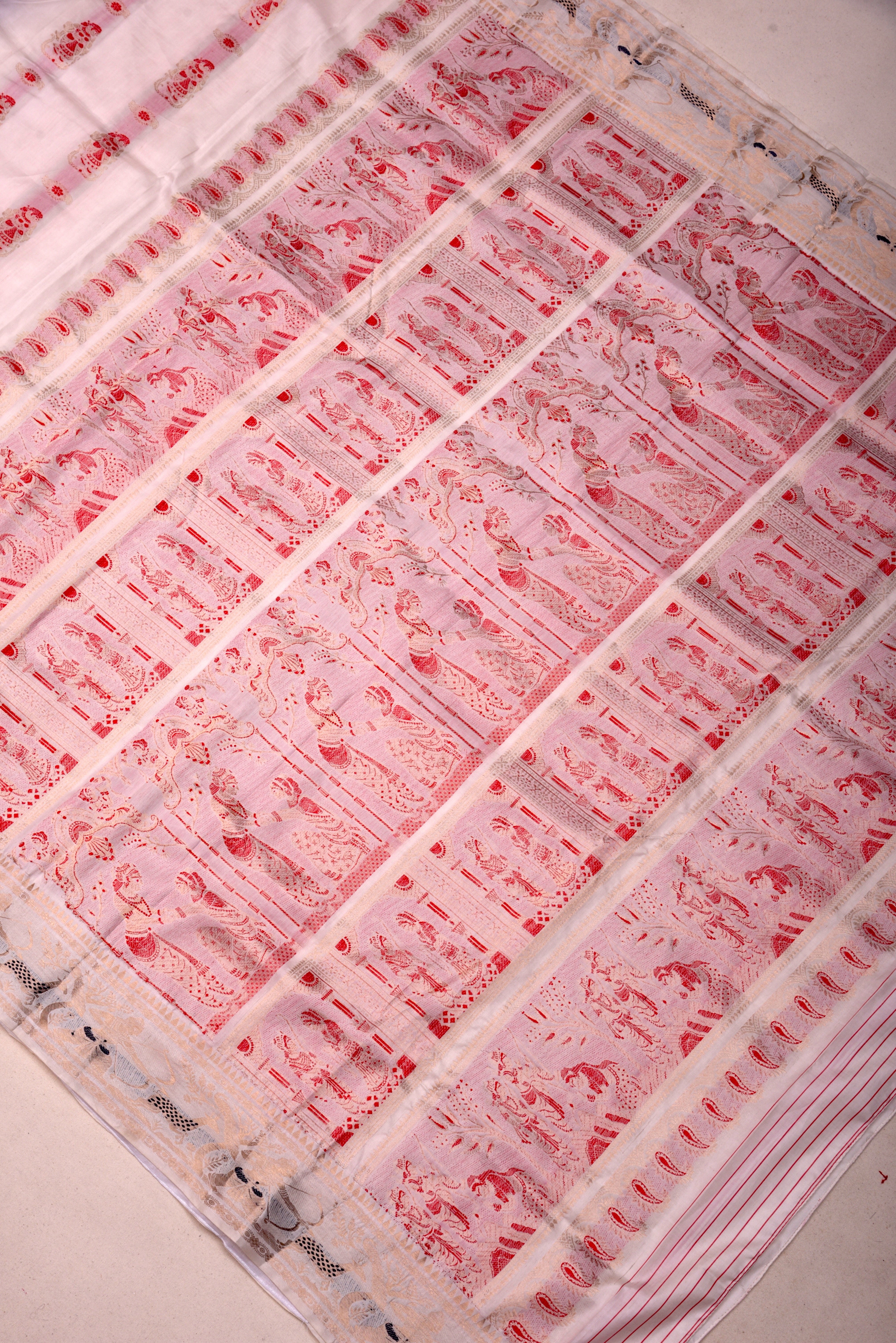 Baluchari Pure Silk Handloom Saree