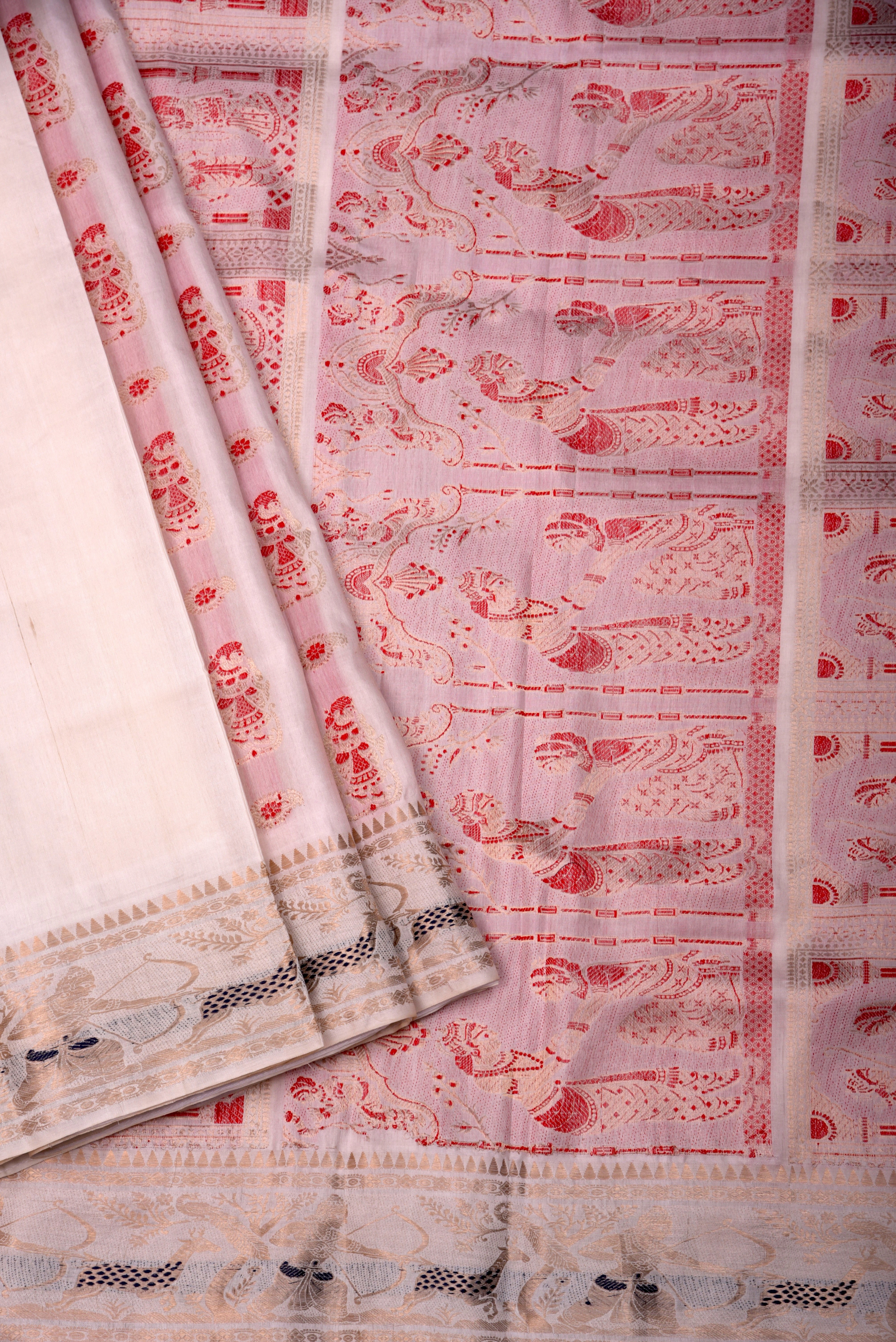 Baluchari Pure Silk Handloom Saree