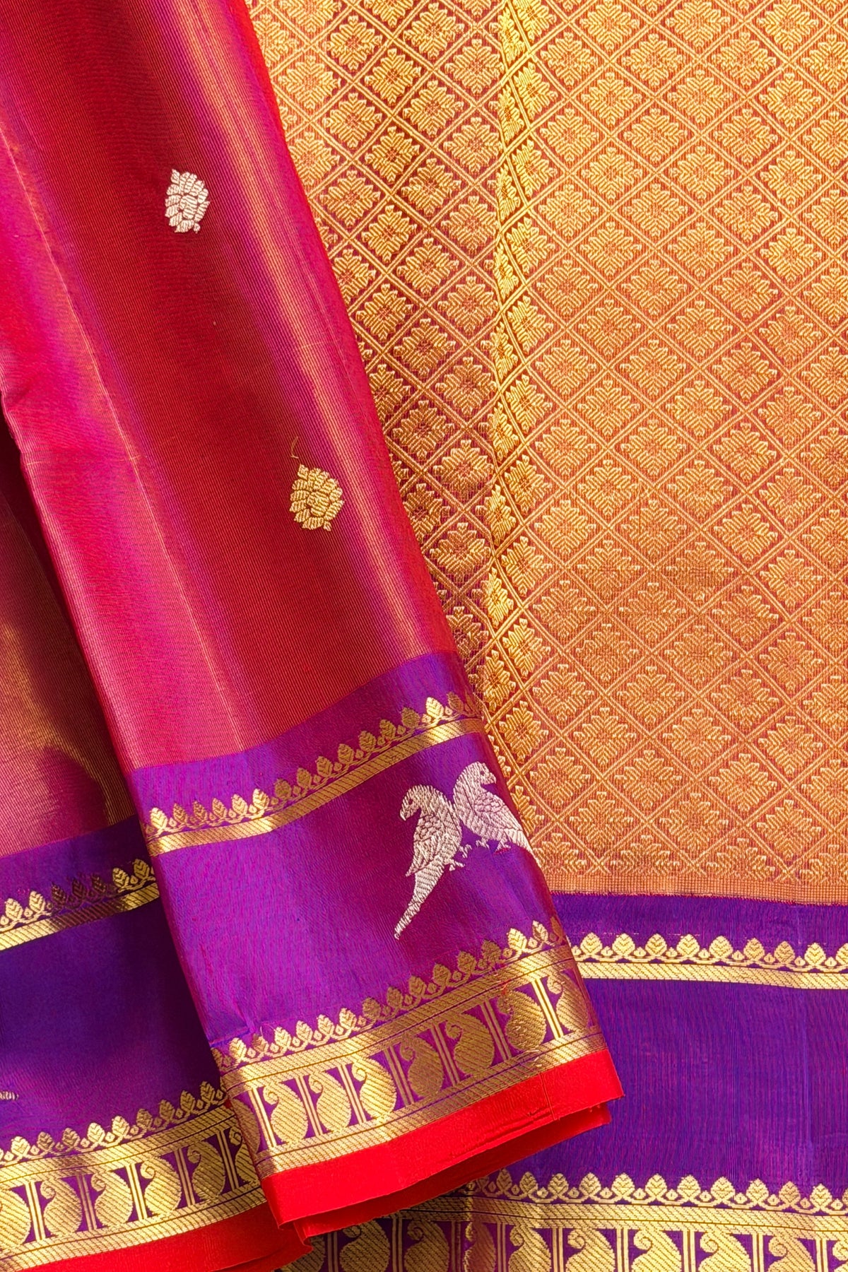 Kuttu Gadwal Pure Silk Handloom Saree