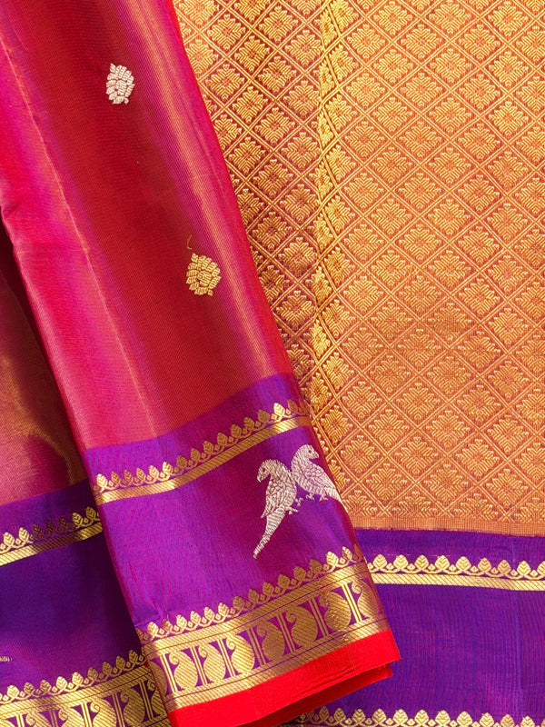 Kuttu Gadwal Pure Silk Handloom Saree