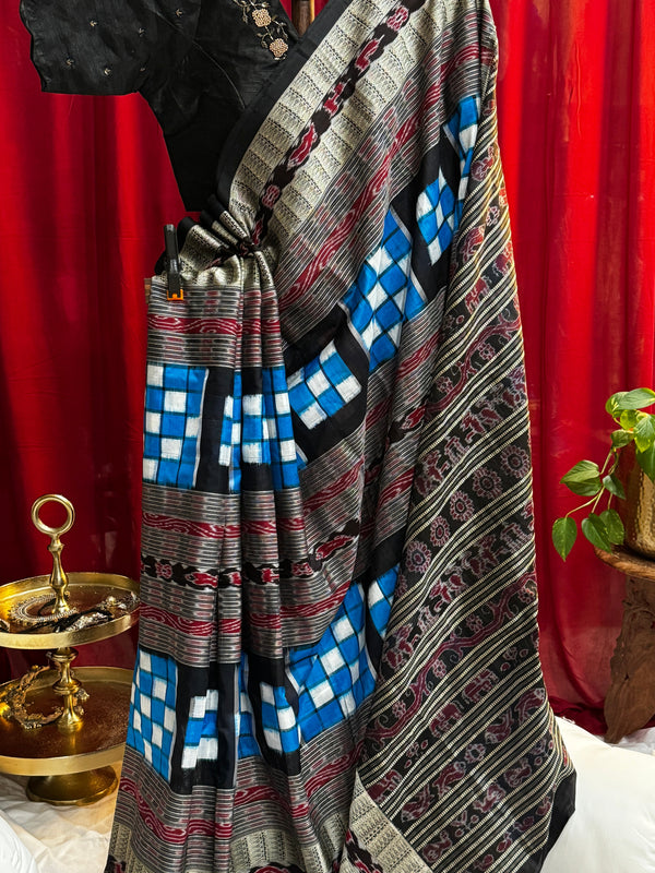 Odisha Bichritrapuri Sambalpuri Silk Handloom Saree