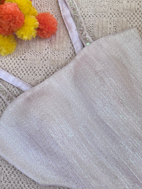 Corset Raw Silk Blouse
