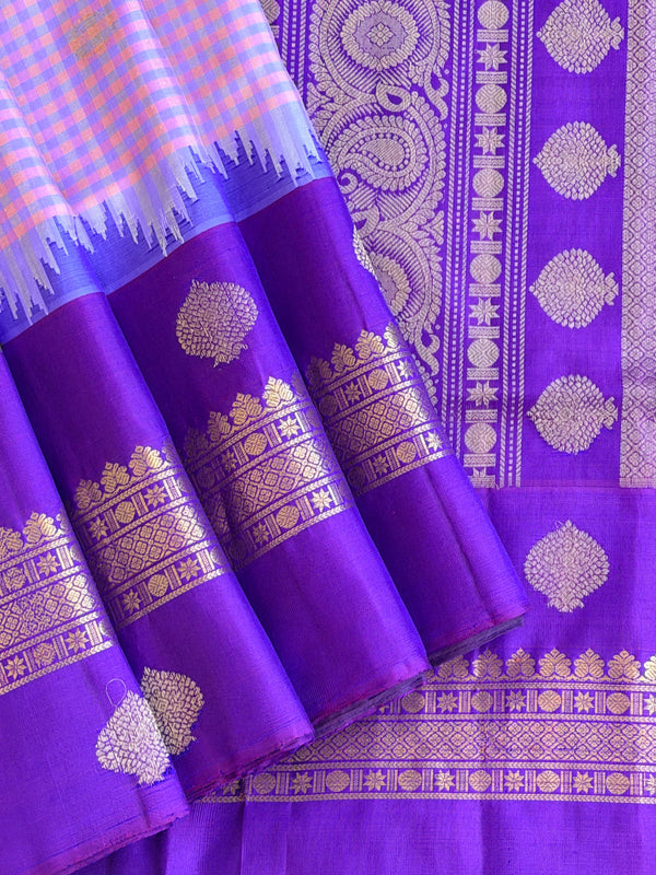 Kuttu Gadwal Pure Silk Handloom Saree