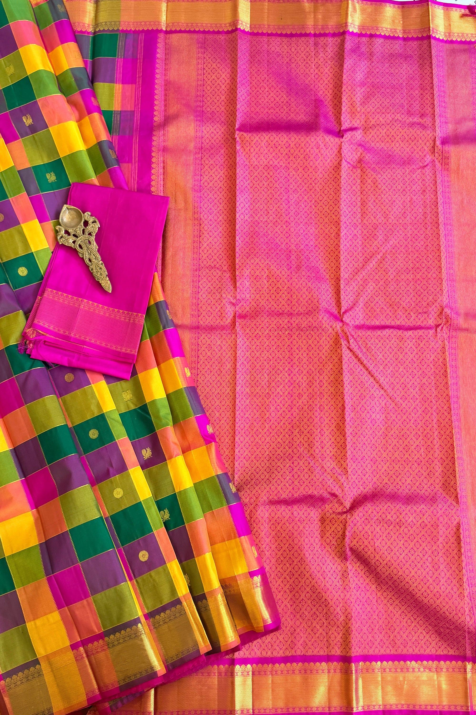 Kanjeevaram Handloom Pure Silk Saree