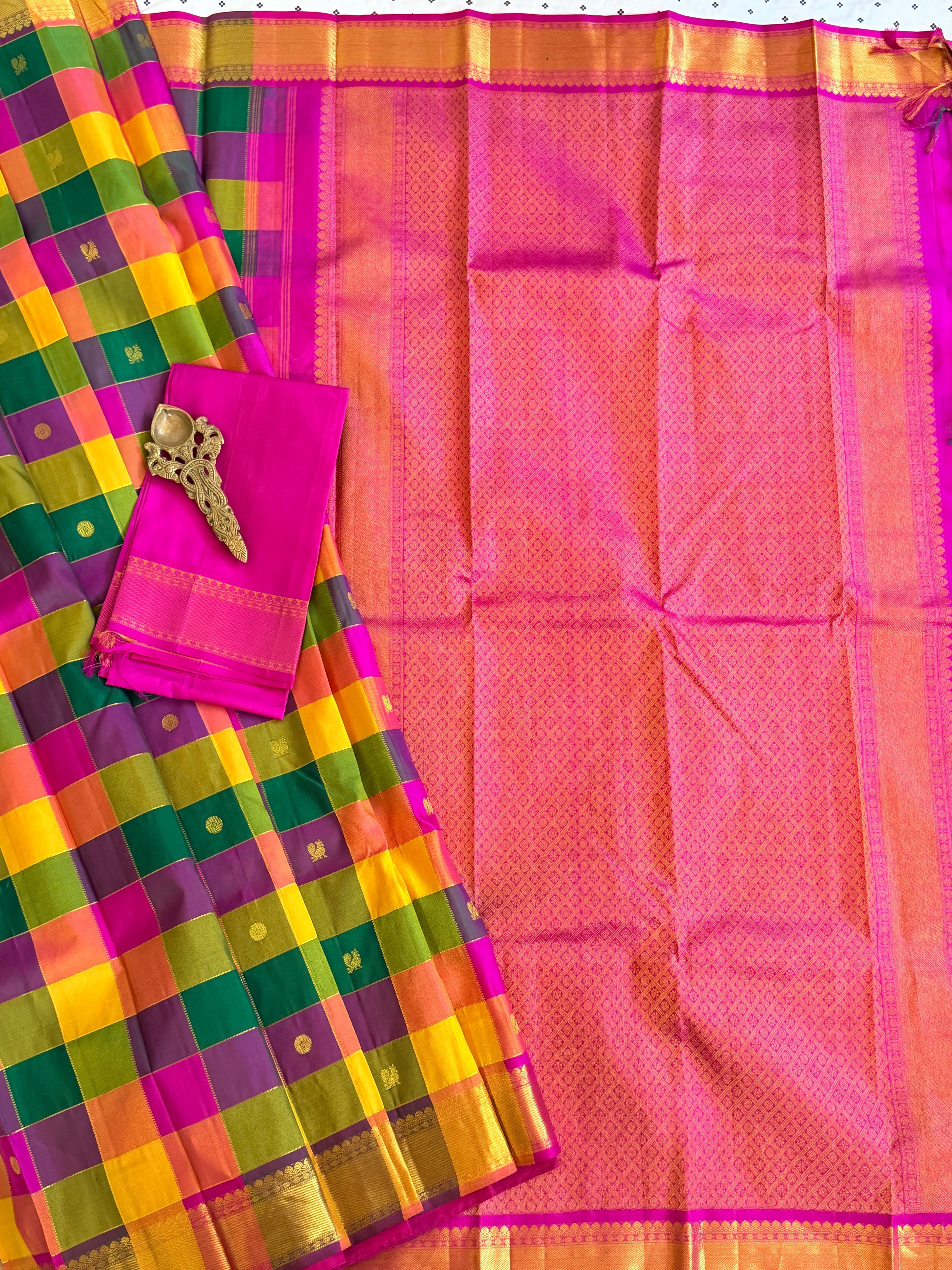 Kanjeevaram Handloom Pure Silk Saree