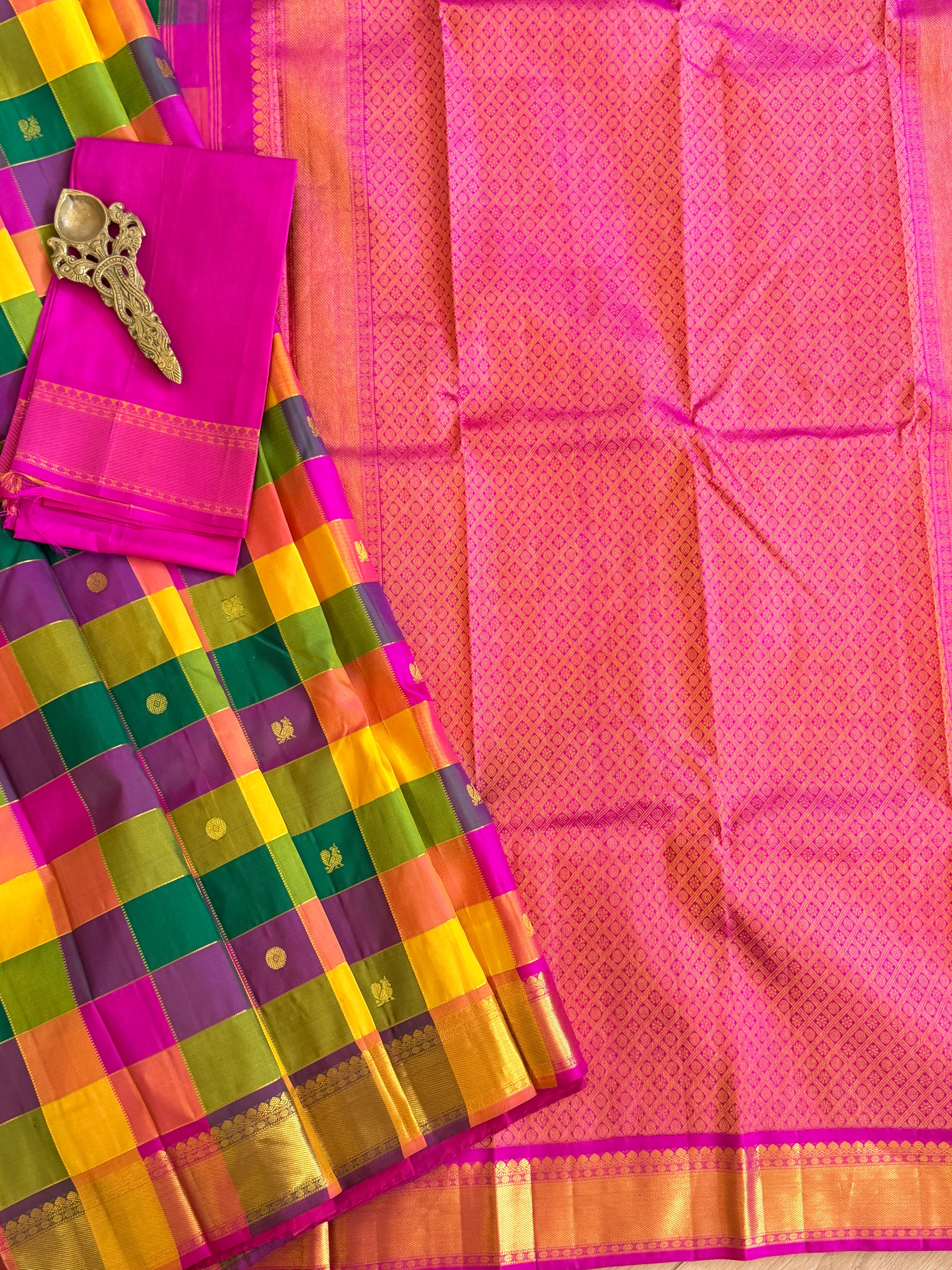 Kanjeevaram Handloom Pure Silk Saree