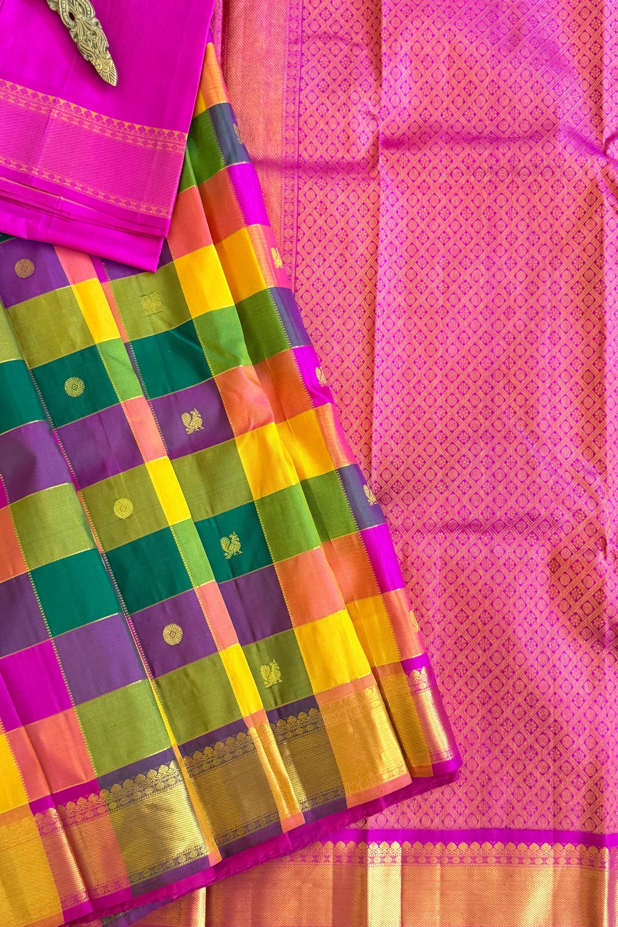 Kanjeevaram Handloom Pure Silk Saree