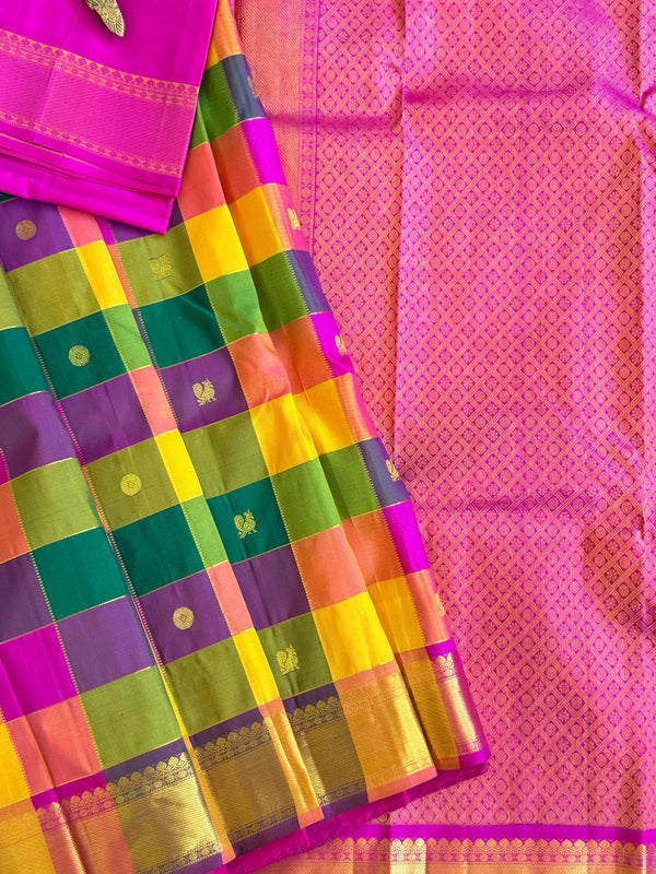 Kanjeevaram Handloom Pure Silk Saree