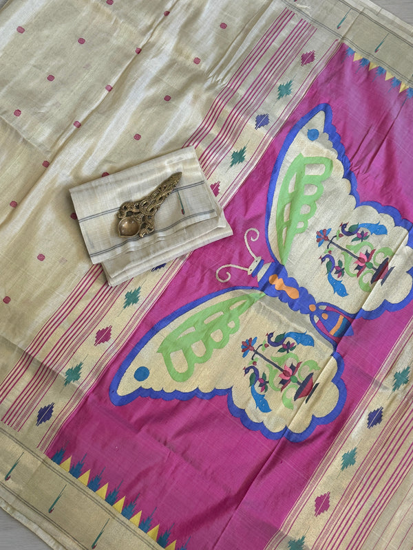 Paithani Pure silk handloom saree