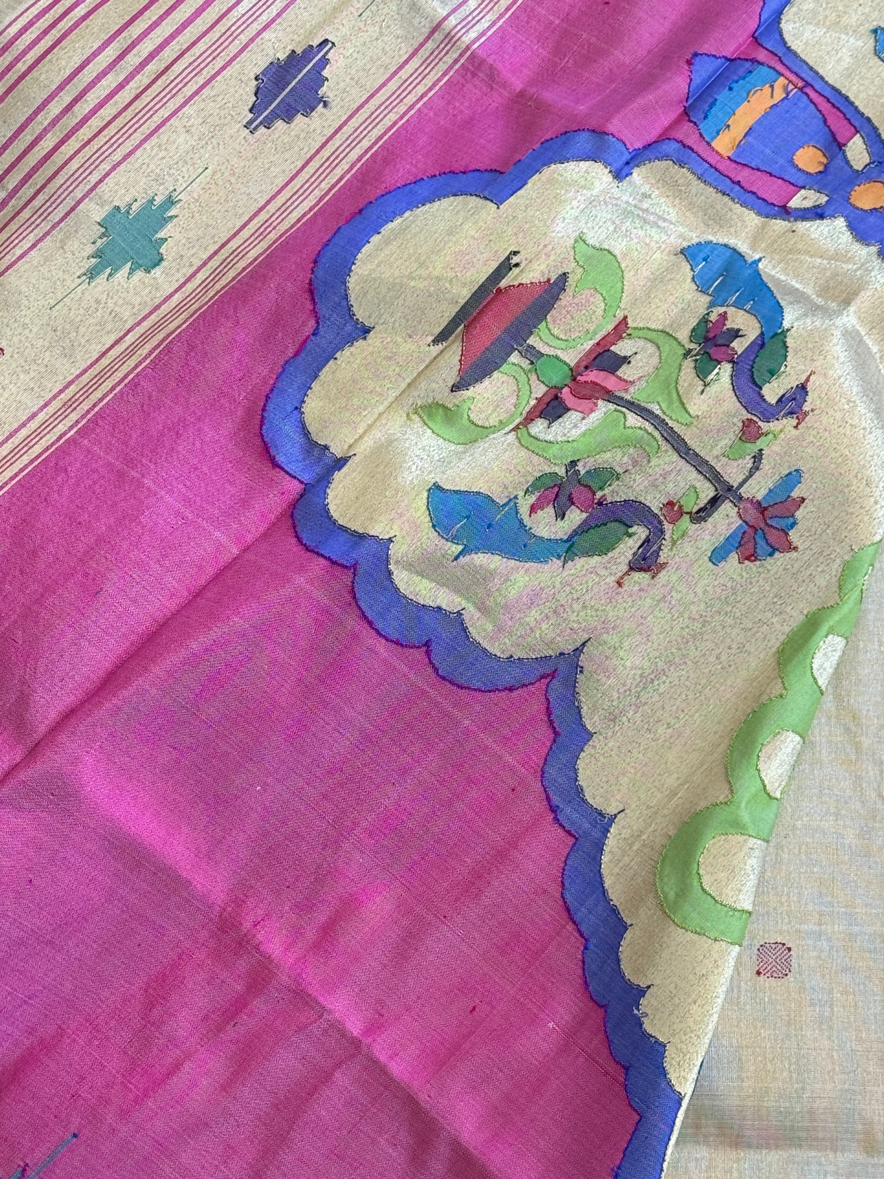 Paithani Pure silk handloom saree