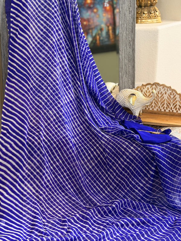 Chiffon Leheriya Saree