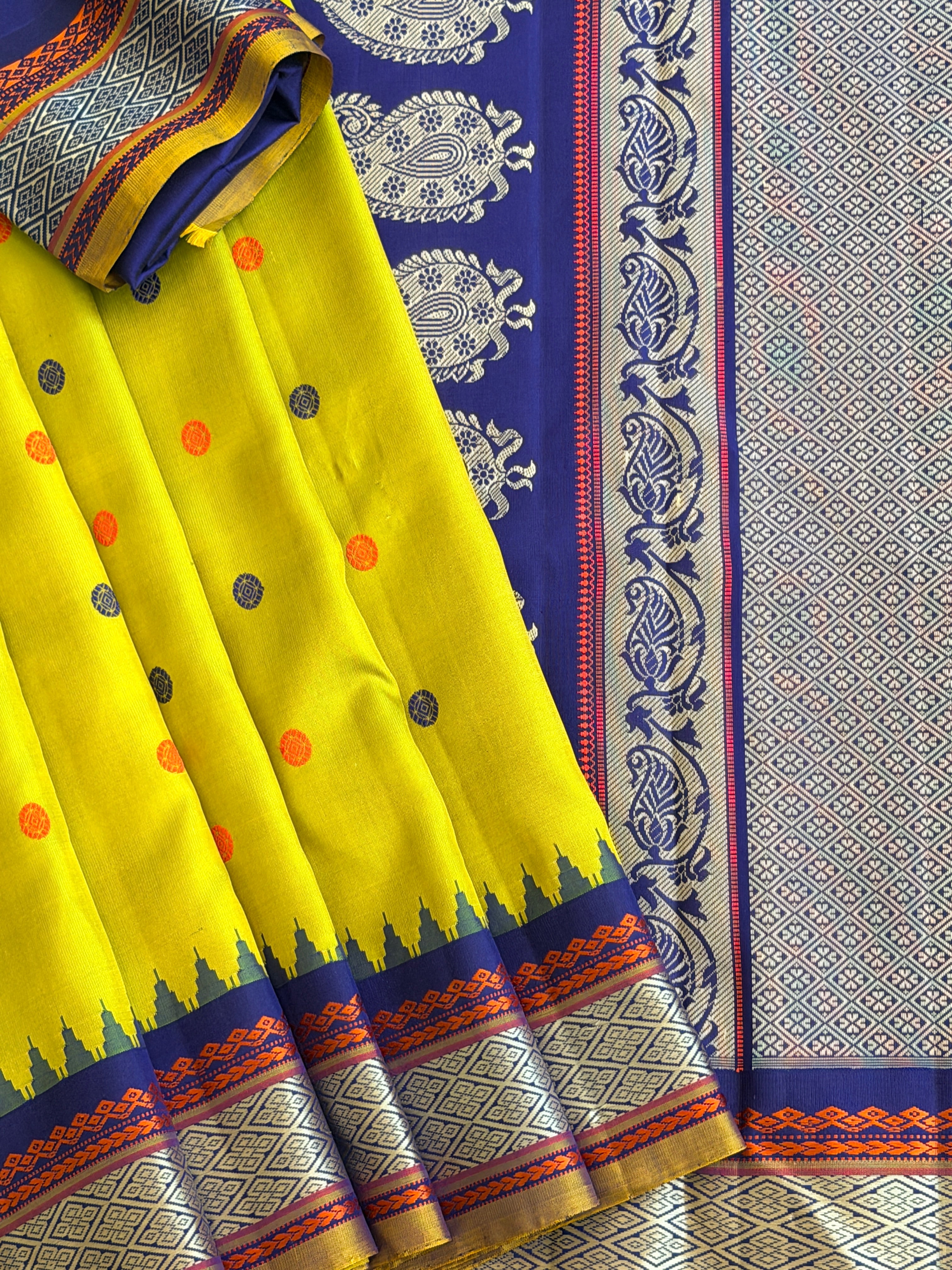 Kuttu Gadwal Pure Silk Handloom Saree