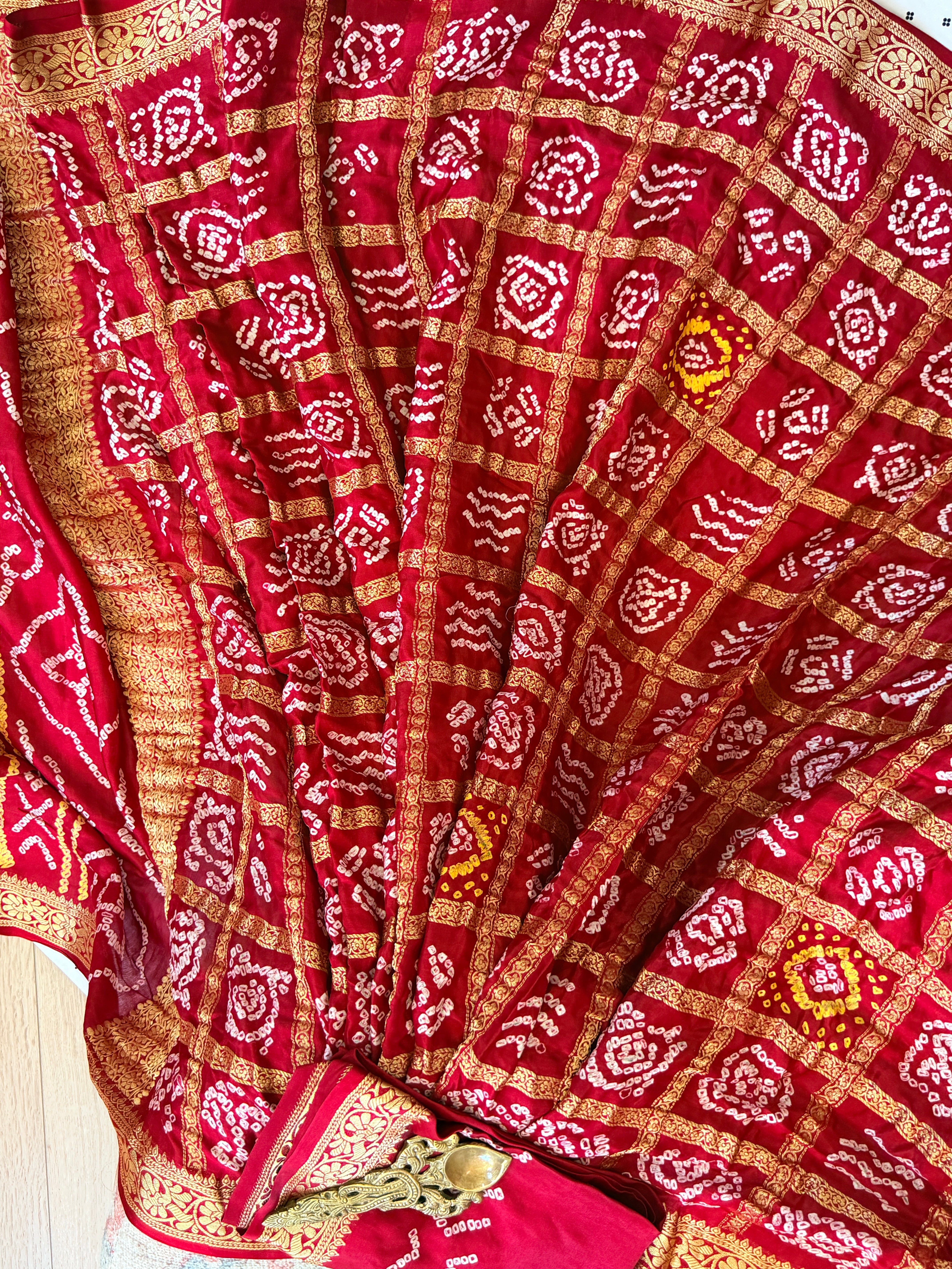 Bandhani Nakshi Gharchola Saree