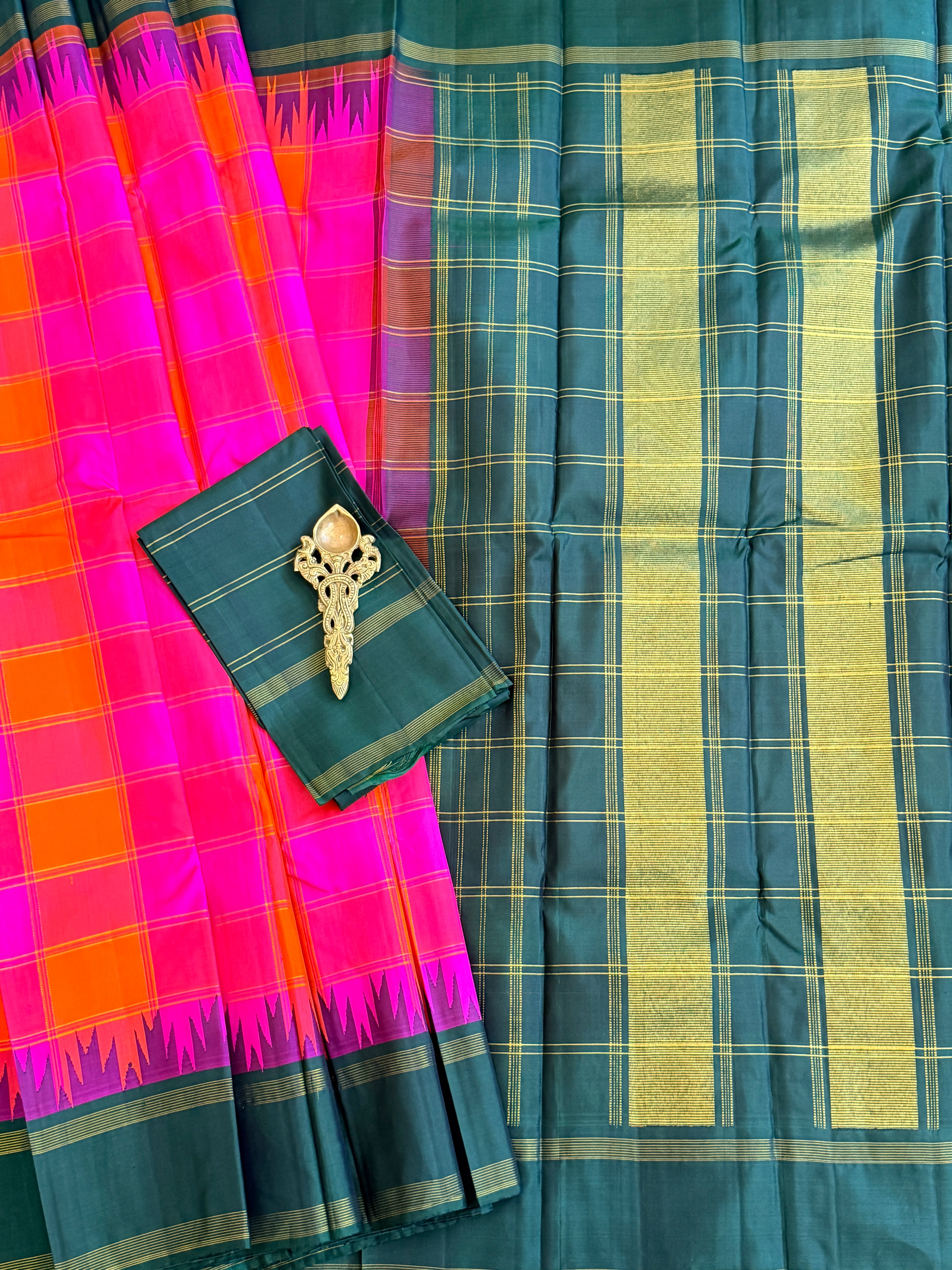 Kanjeevaram Handloom Pure Silk Saree