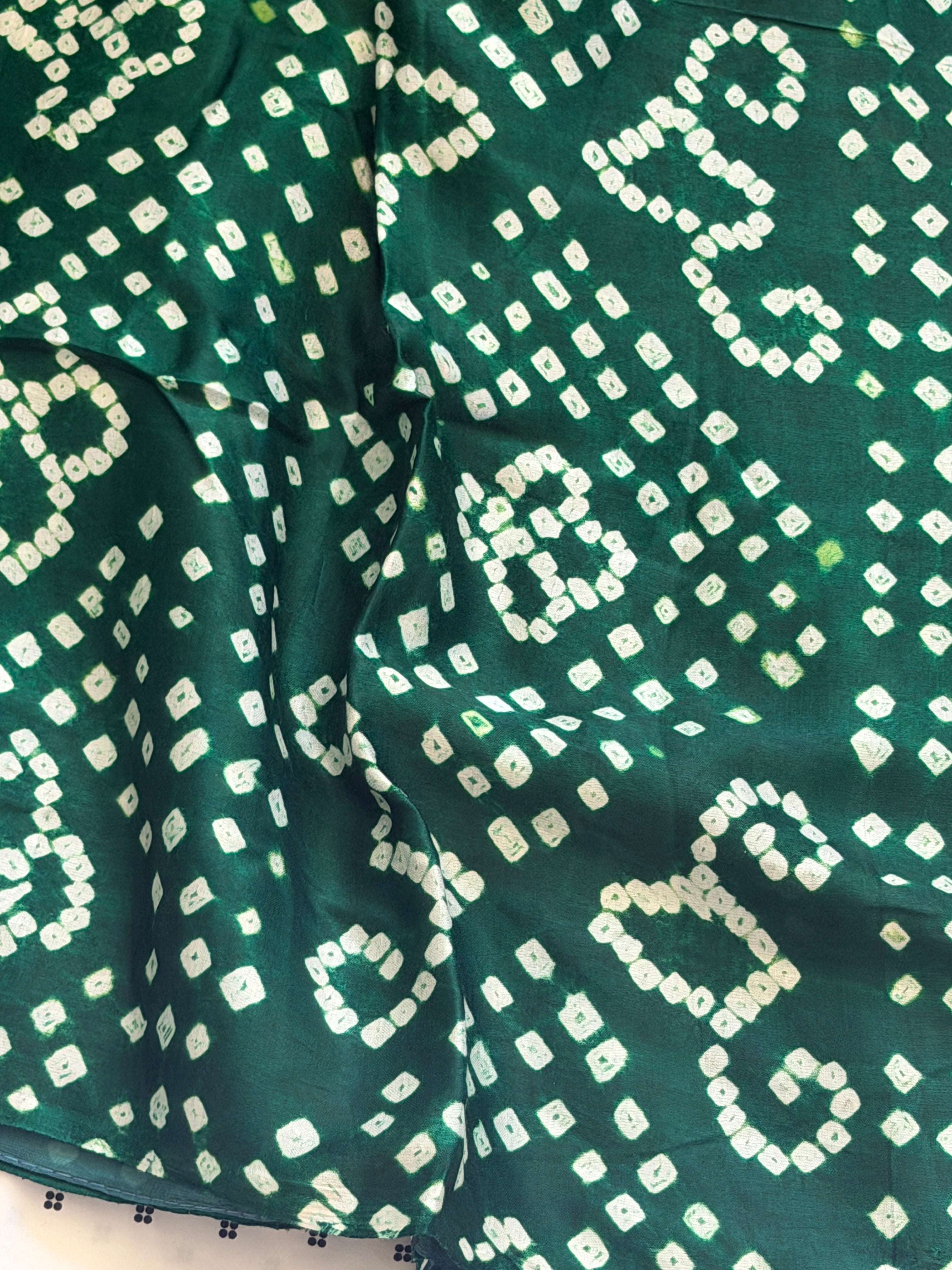 Bandhani Modal Silk Saree