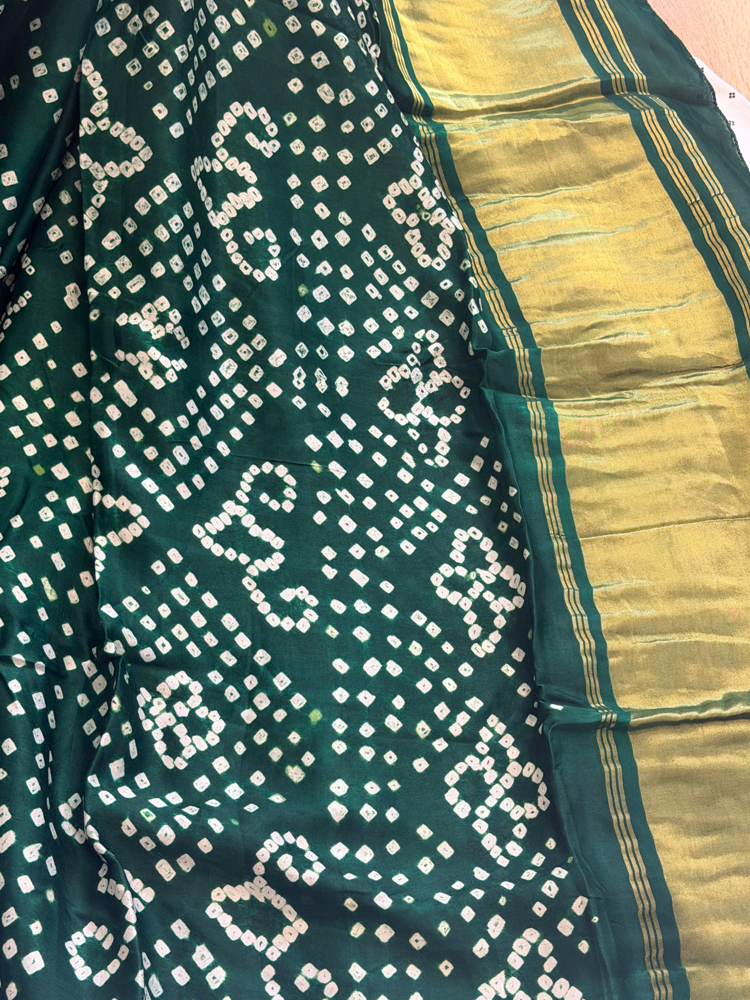 Bandhani Modal Silk Saree