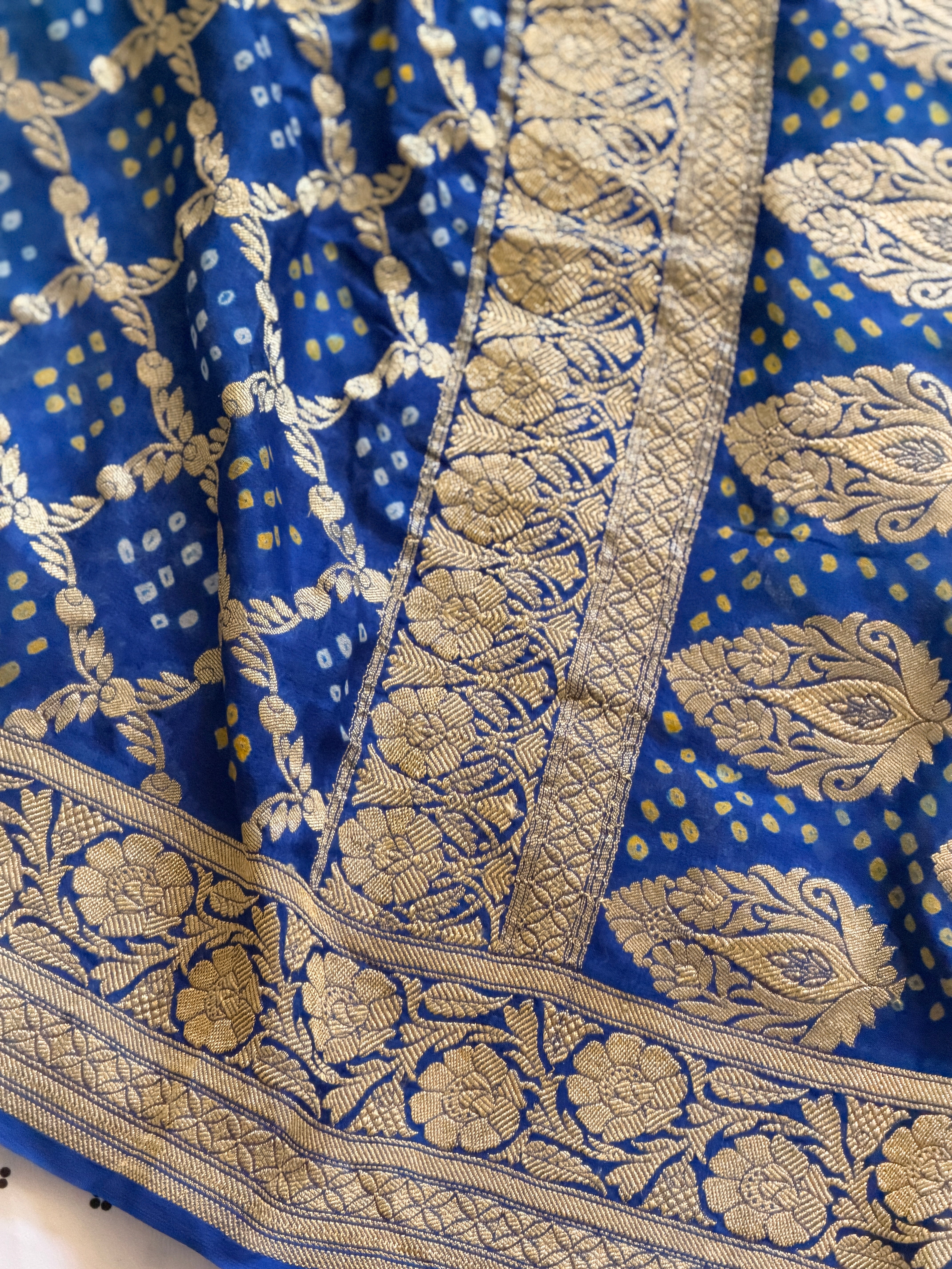 Banarasi Bandhani Saree