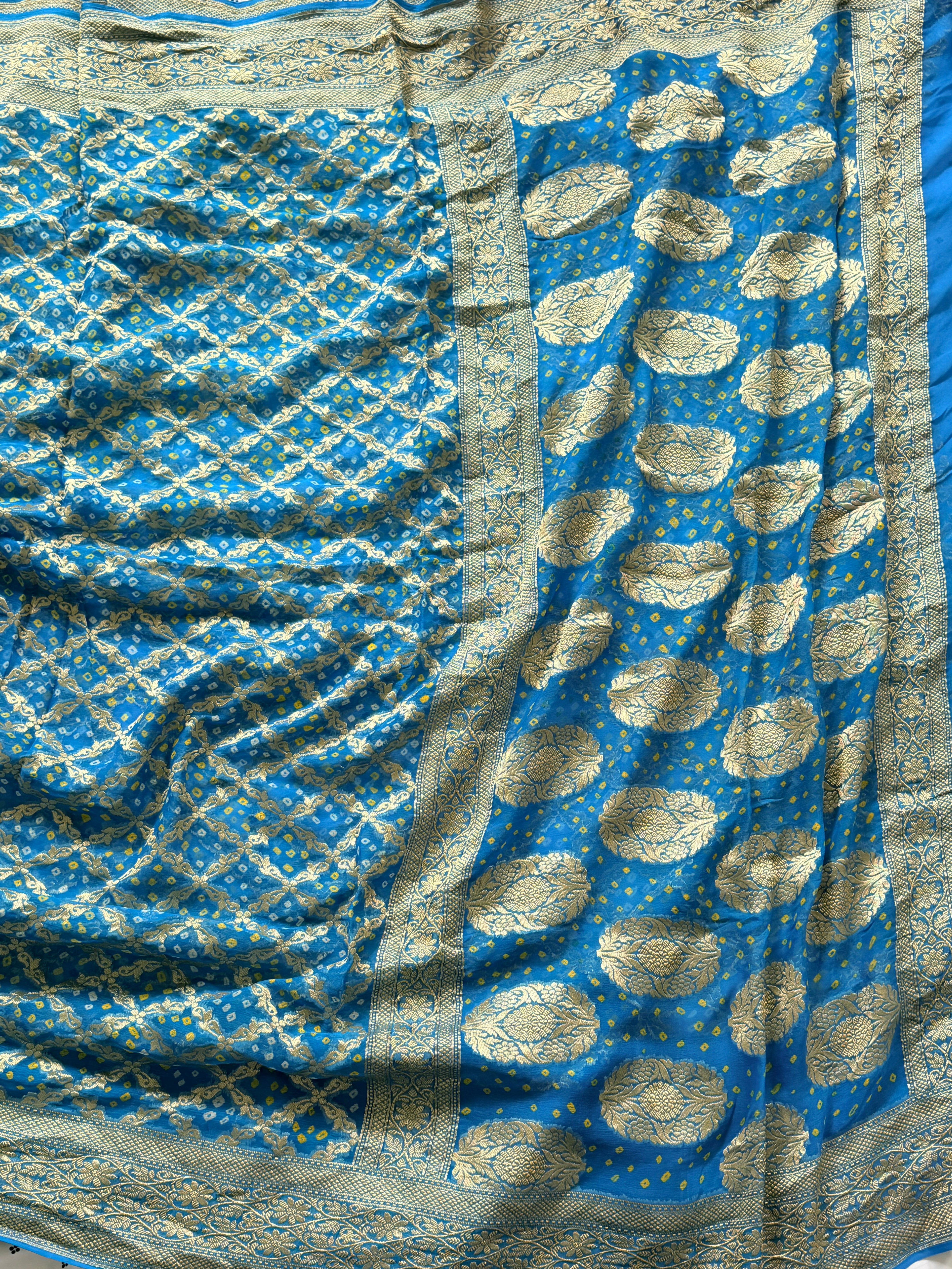 Banarasi Bandhani Saree