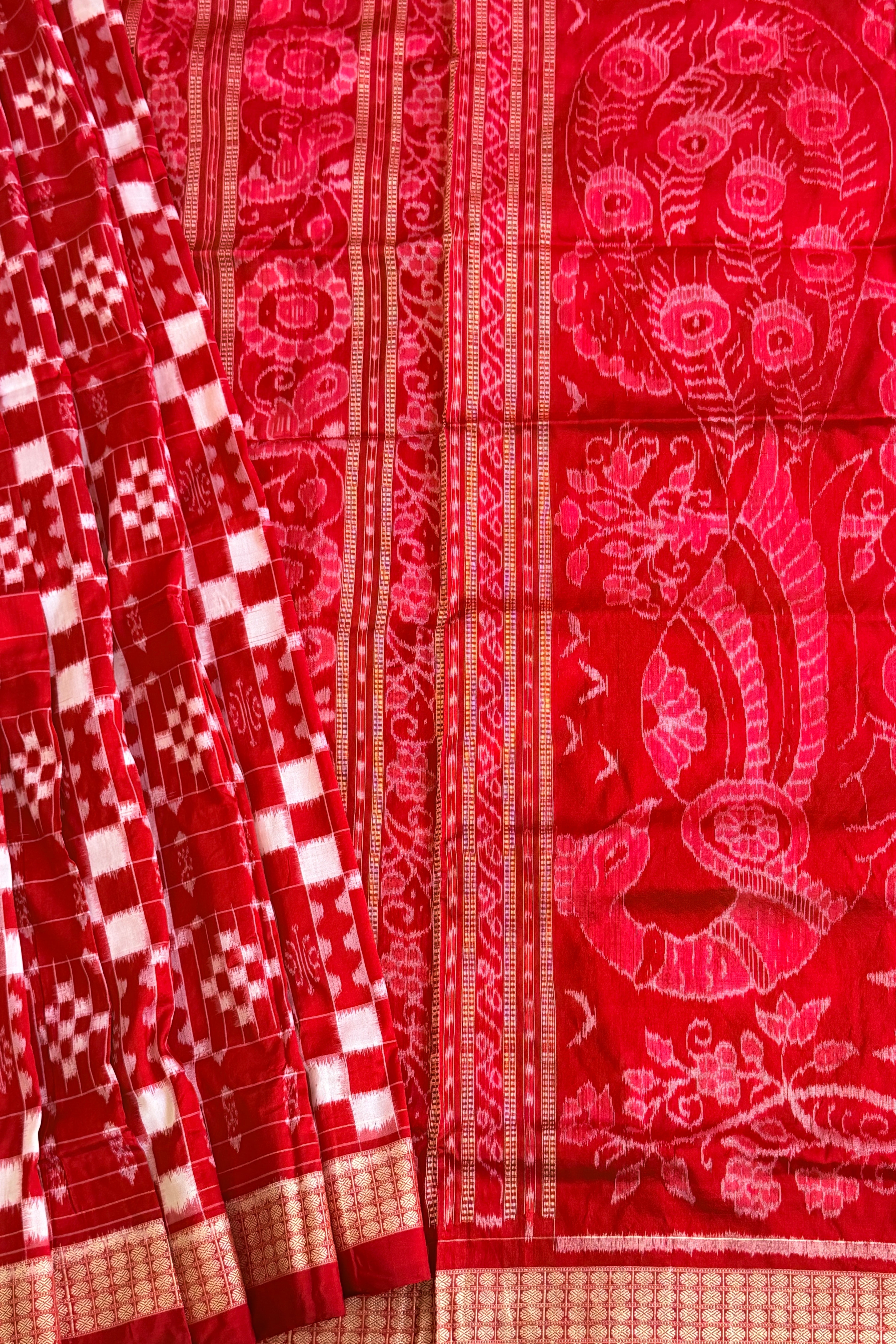 Full body pasapali pure sambalpuri saree with bp