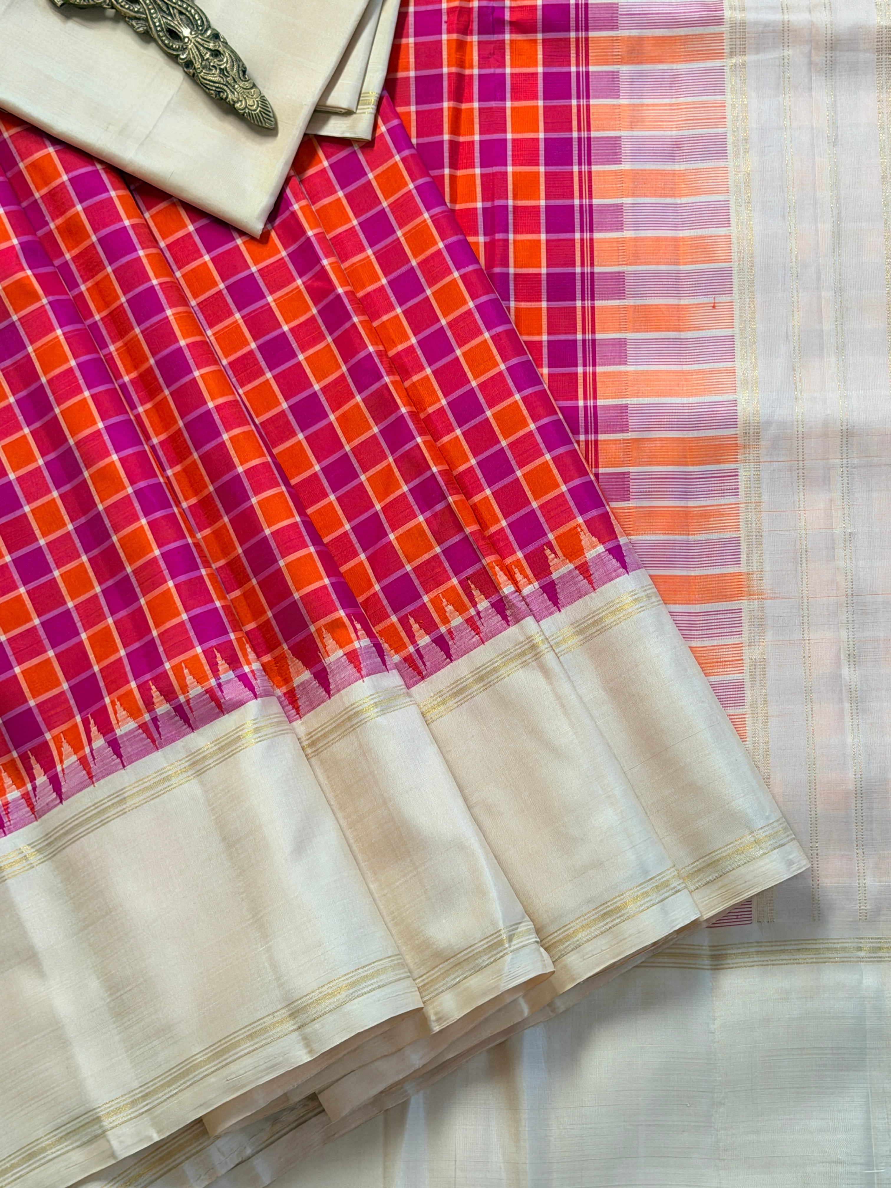 Kanjeevaram Handloom Pure Silk Saree