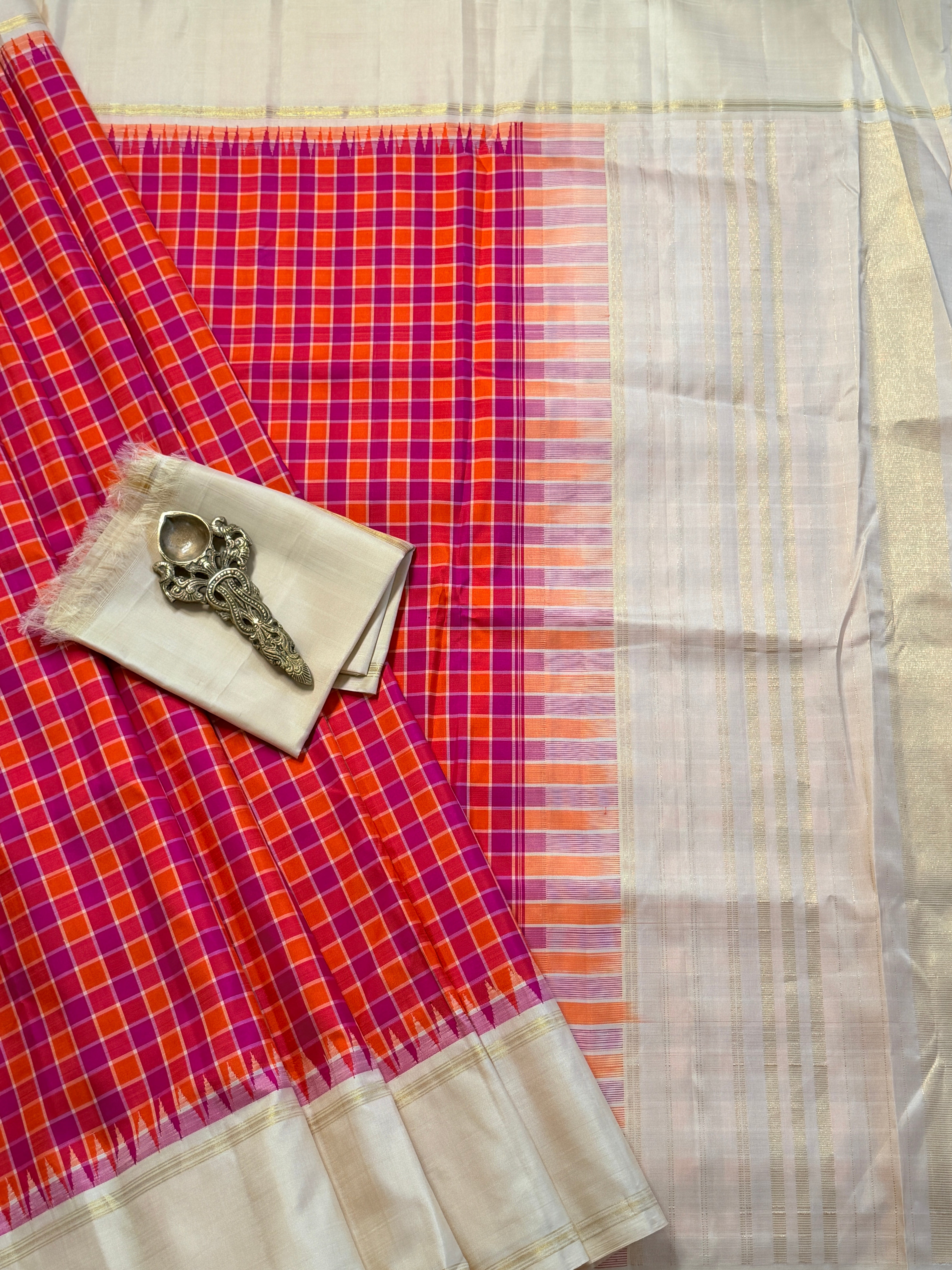 Kanjeevaram Handloom Pure Silk Saree