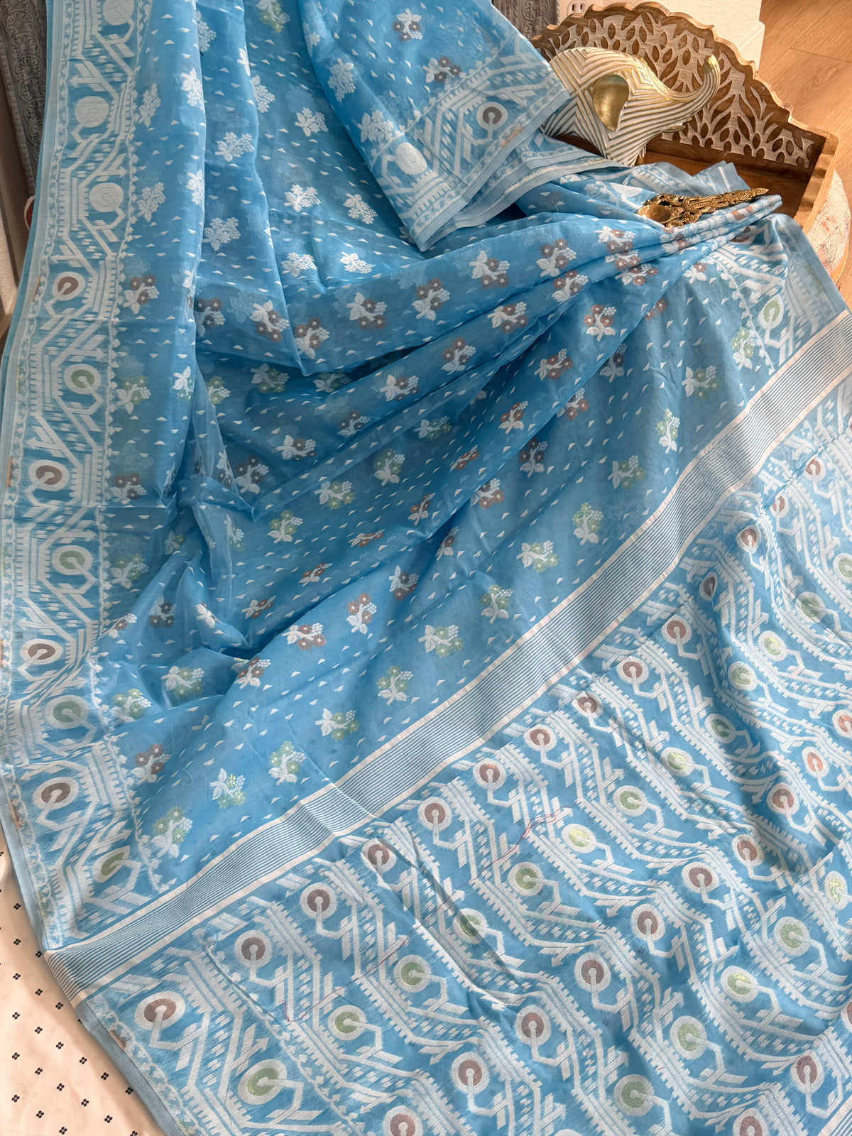 Muslin Jamdani Saree