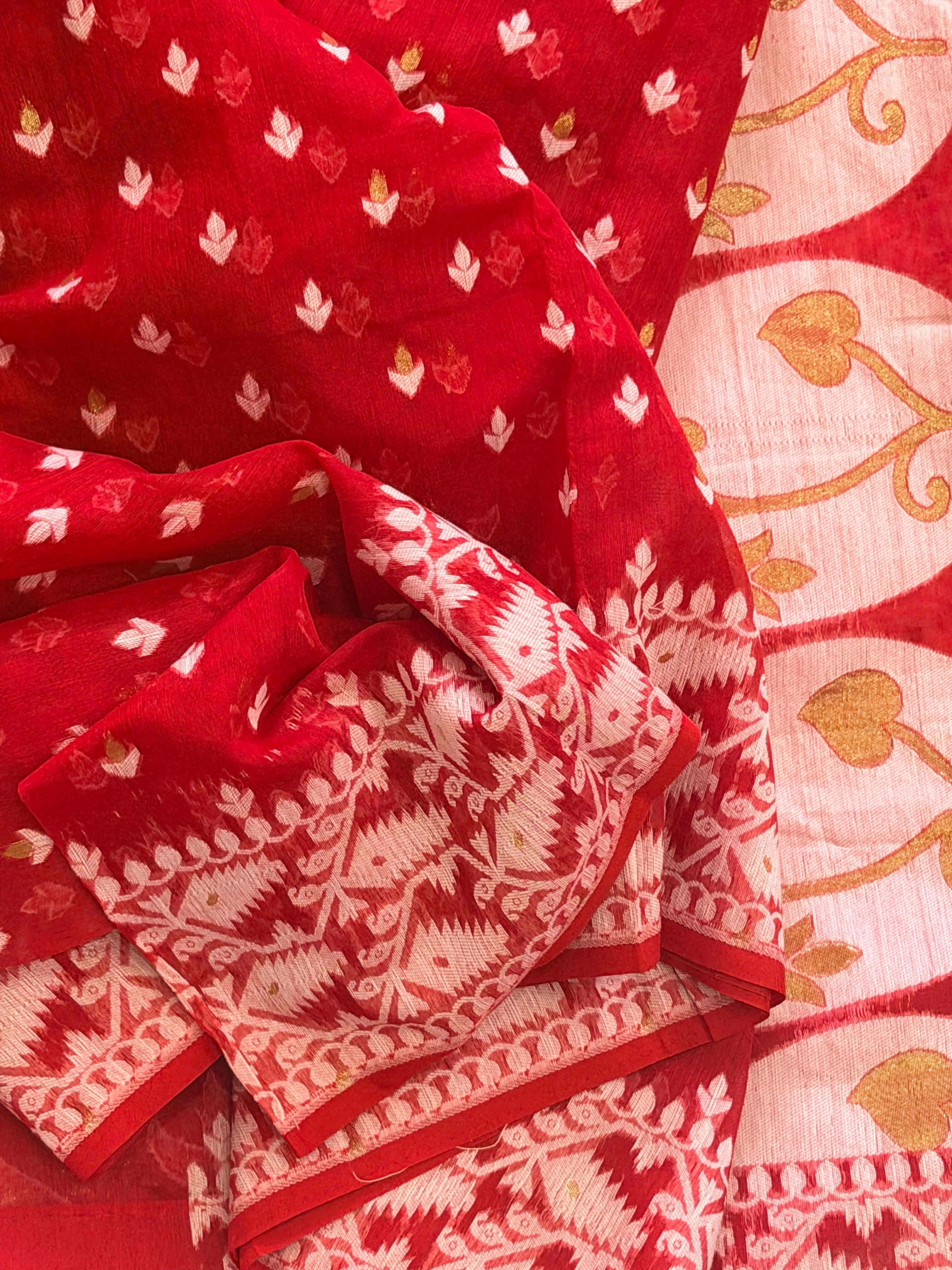 Muslin Jamdani Saree