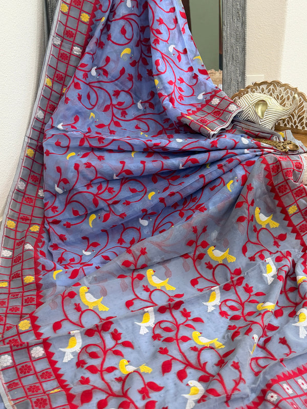 Muslin Jamdani Saree