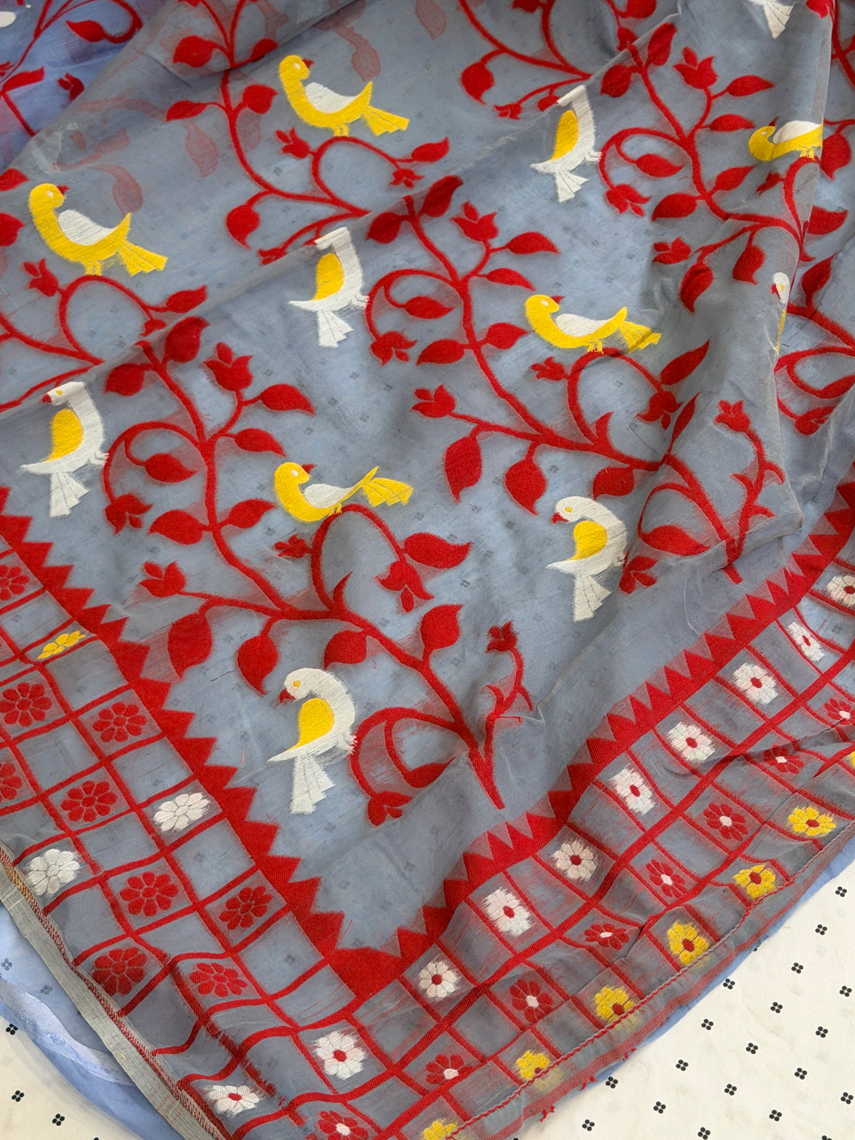 Muslin Jamdani Saree