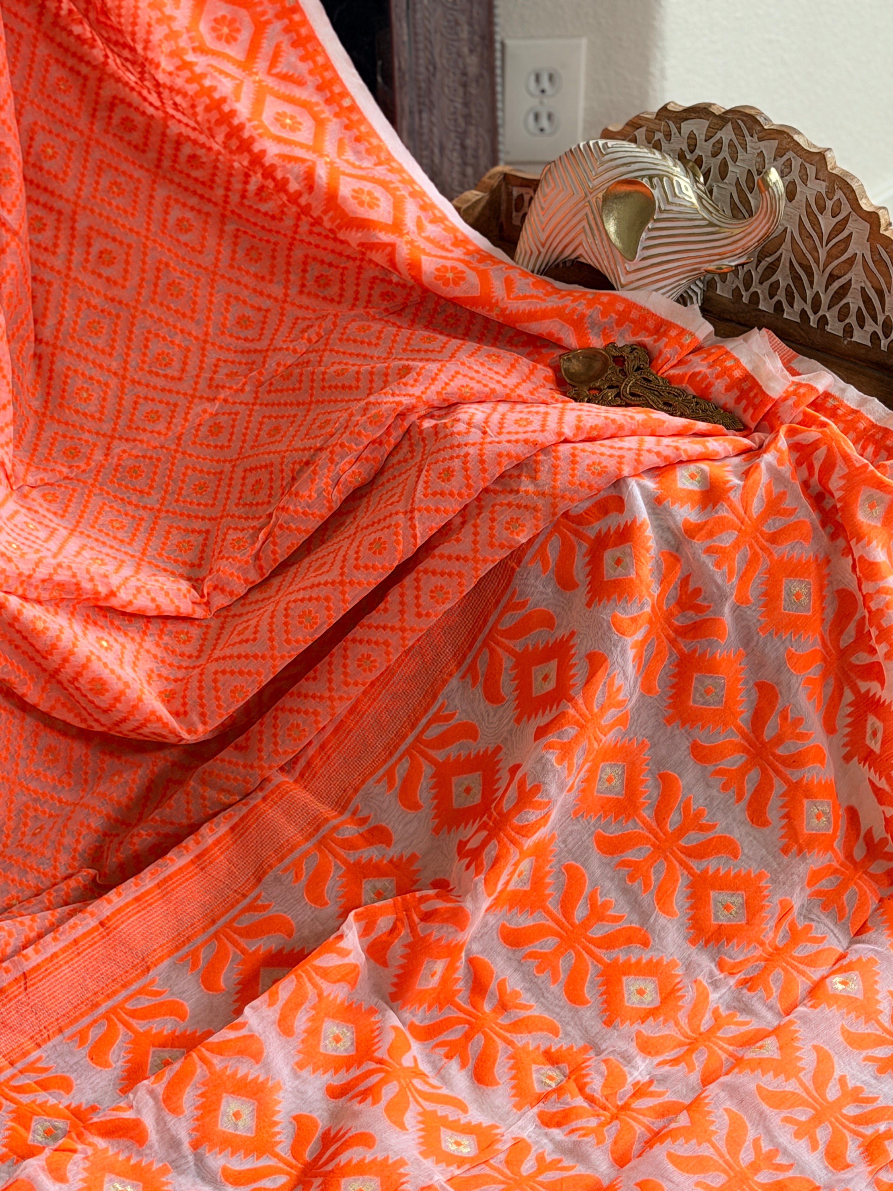 Muslin Jamdani Saree