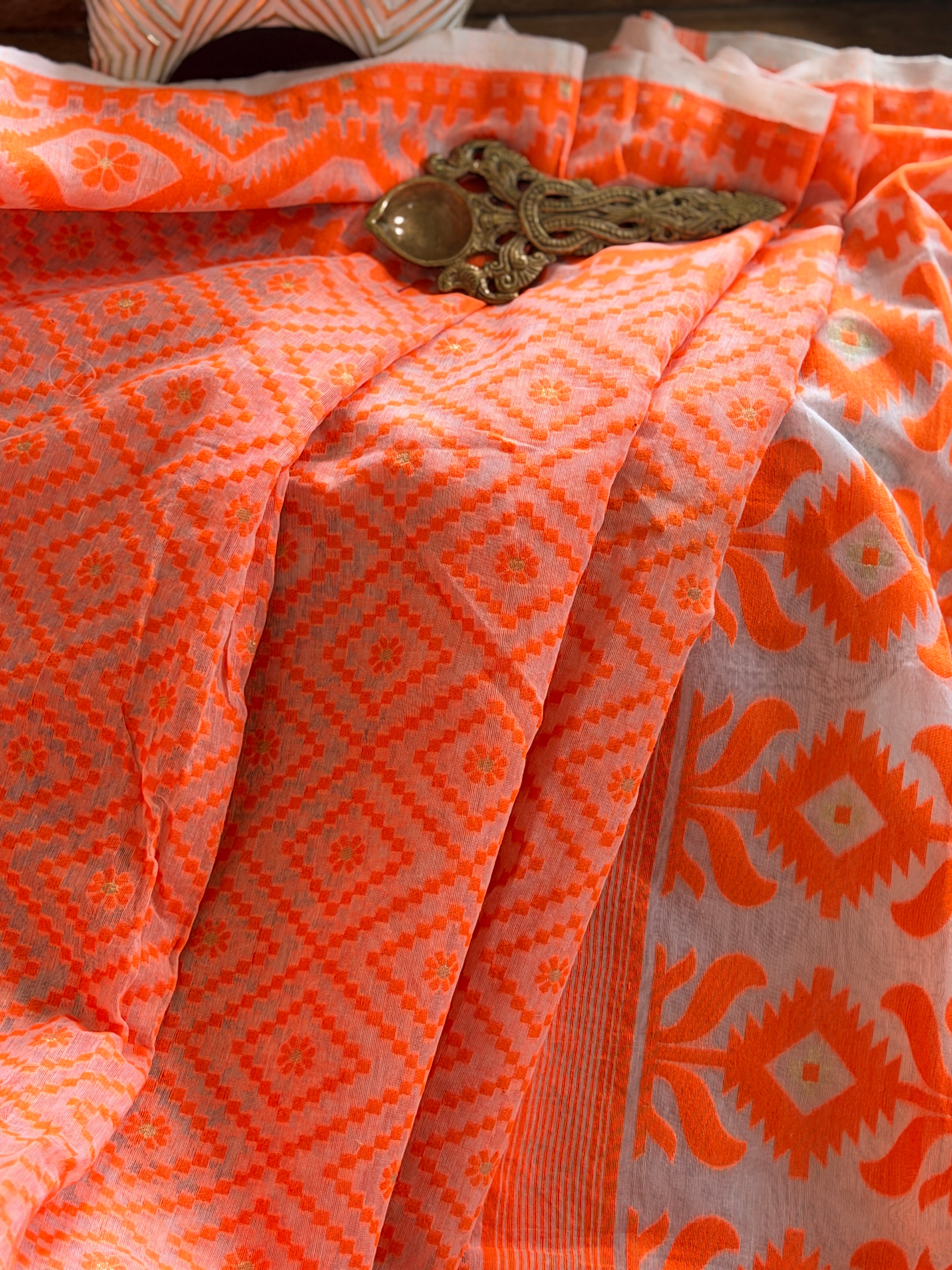 Muslin Jamdani Saree