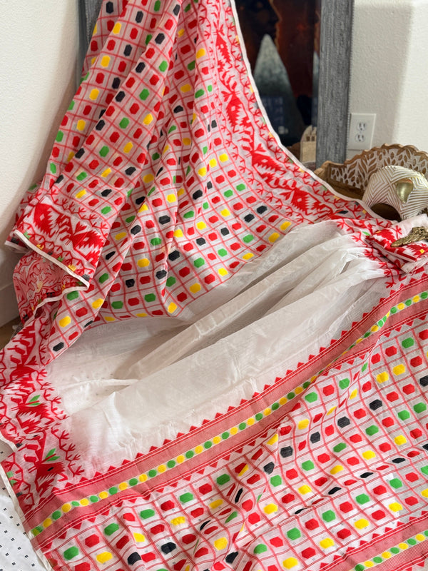 Muslin Jamdani Saree